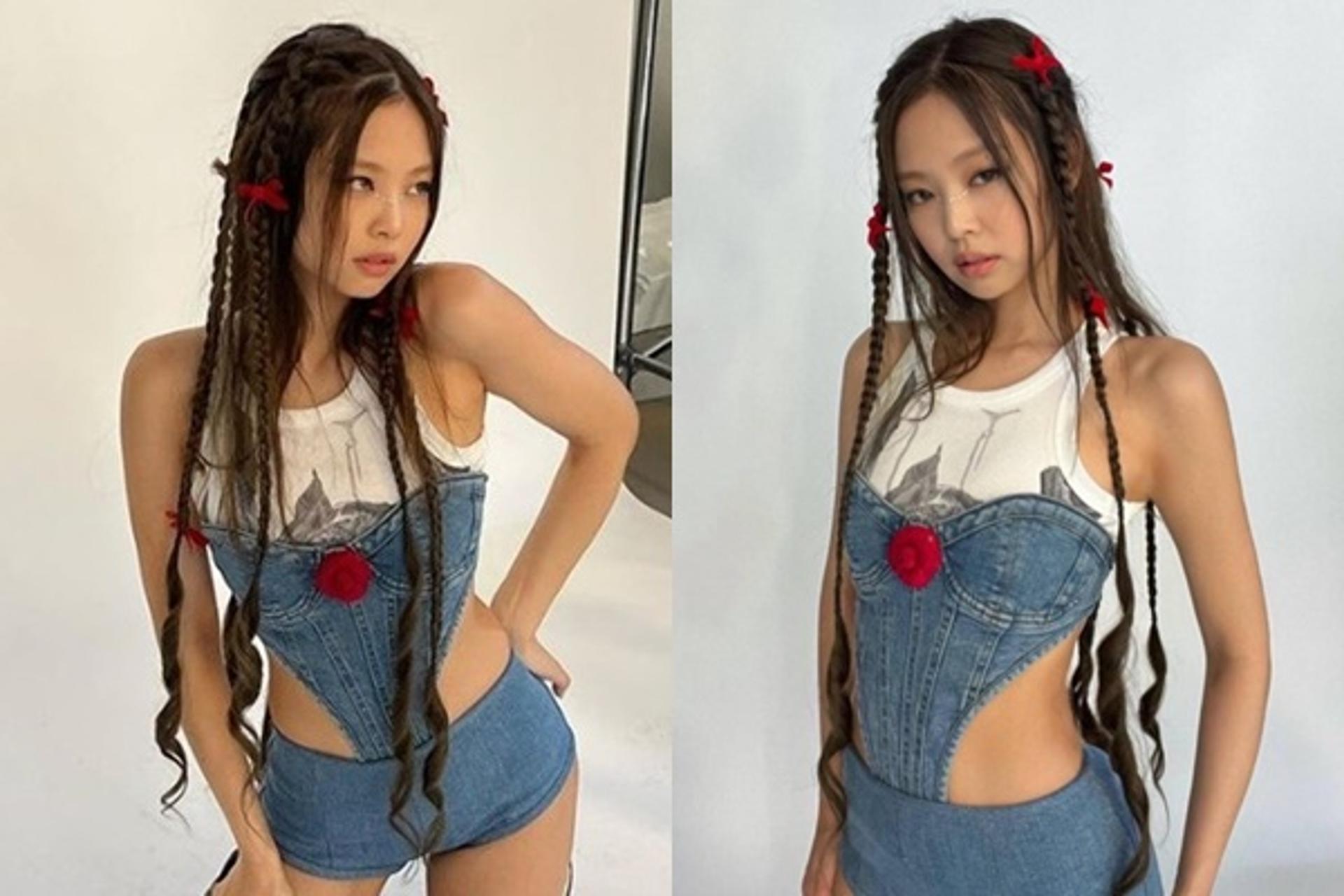 '뷔와 열애설' 블랙핑크 제니, 과감해진 스타일링?