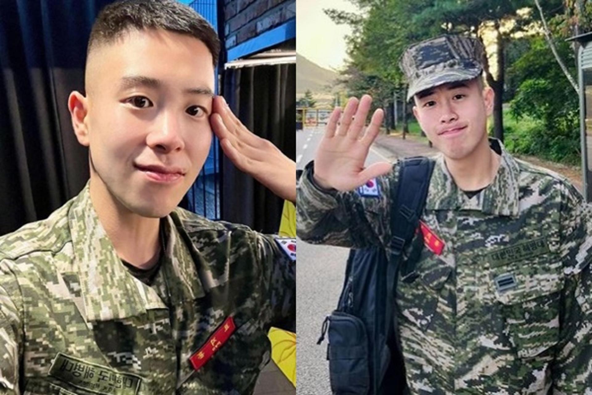 "반쪽이 됐네?"… 블락비 피오, 해병대 복무 근황 '충격'