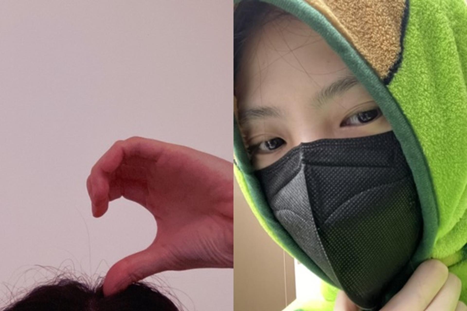 "다친 눈 아물었다"… 한소희 근황, 팬밖에 모르는 바보