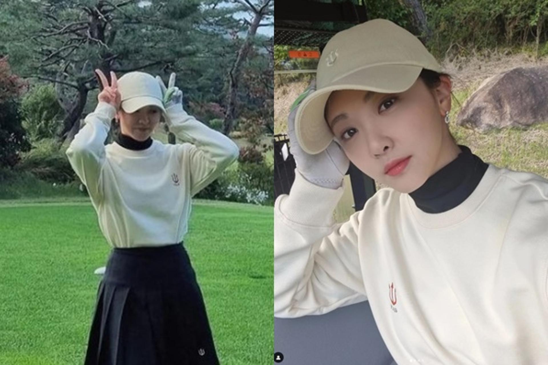 '사업가와 열애' 김민아 근황 보니… ♥골프 데이트?