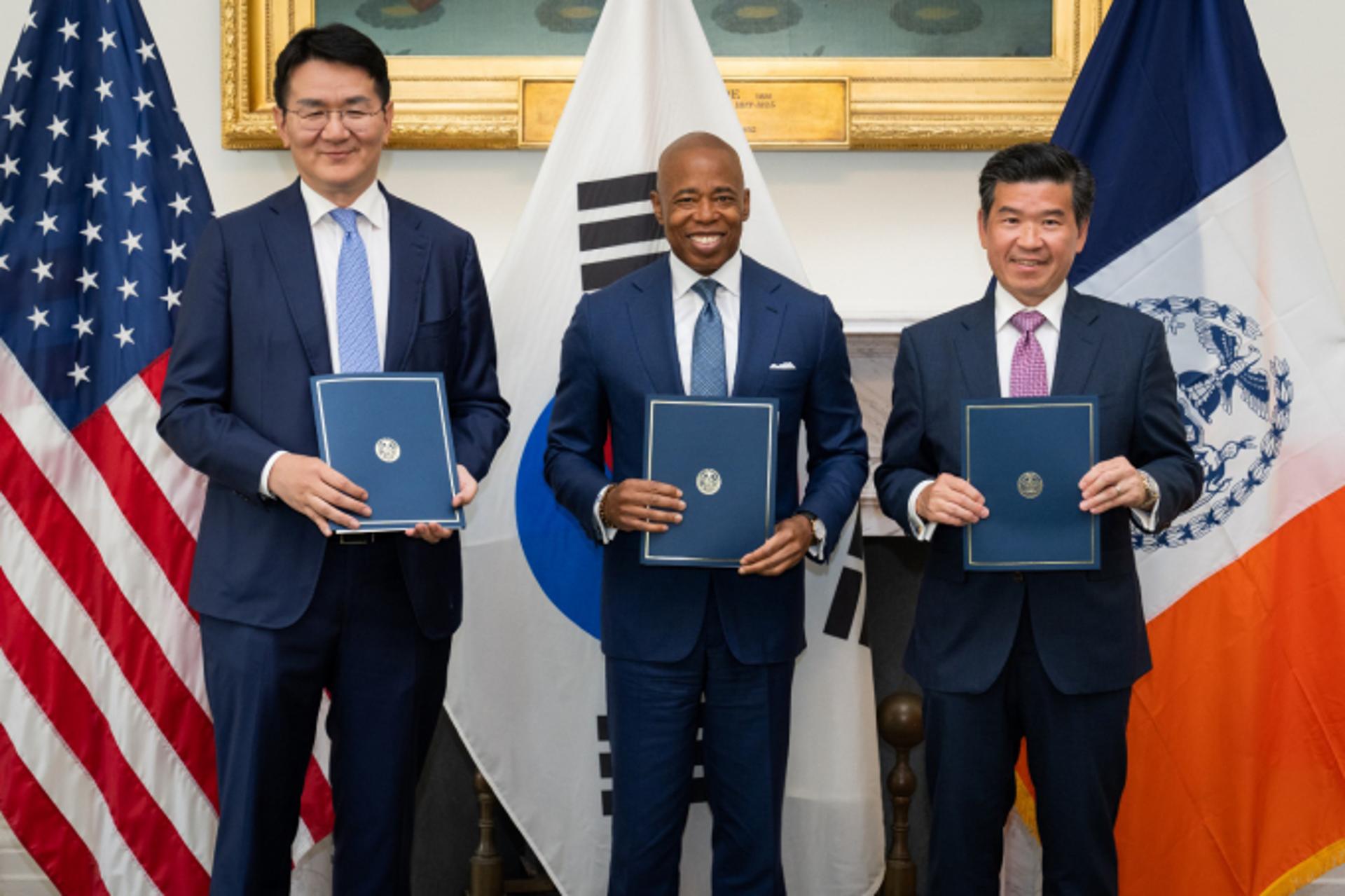 대한항공, 뉴욕시·암참과 MOU… 소수인종·여성기업 지원 협력