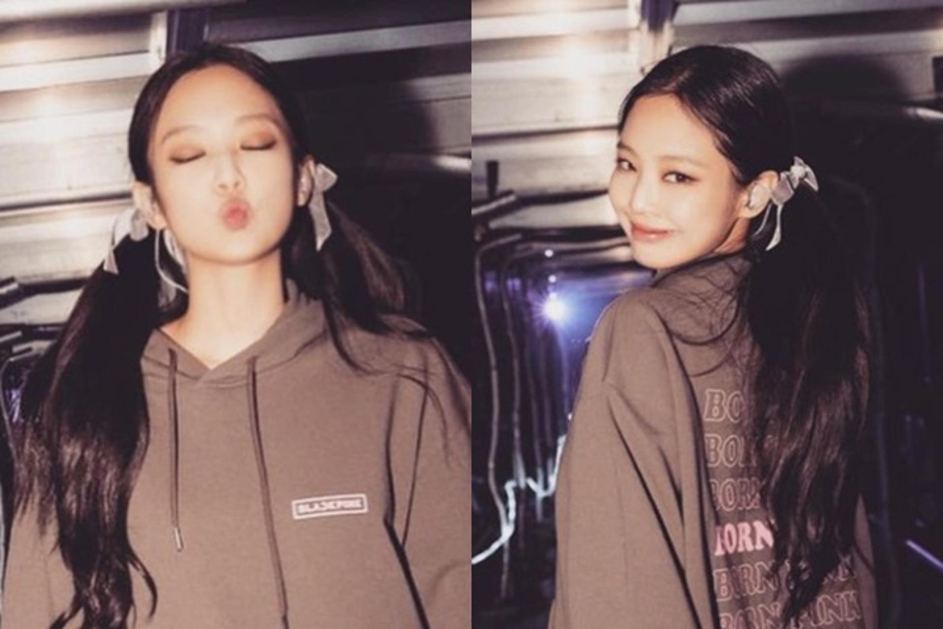 '블랙핑크' 제니, 사랑스러움의 인간화 '입술 쭉'