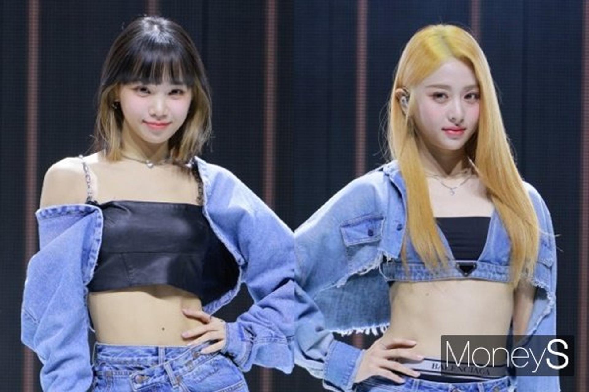 "김채원-허윤진 타박상"… '르세라핌' 교통사고→일정 취소