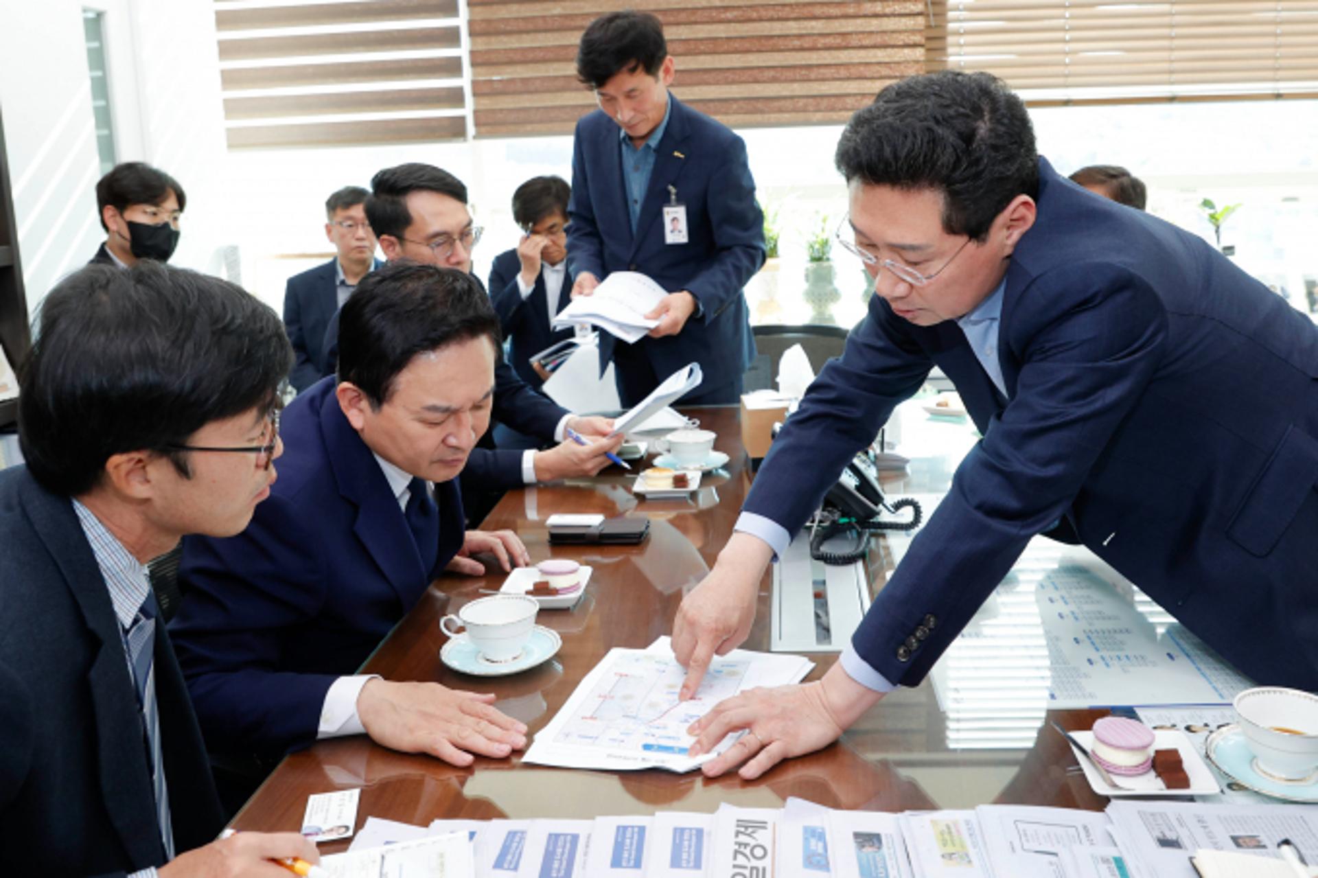 이상일 시장, 원희룡 장관에 '용인발전 6개 사업' 적극지원 요청