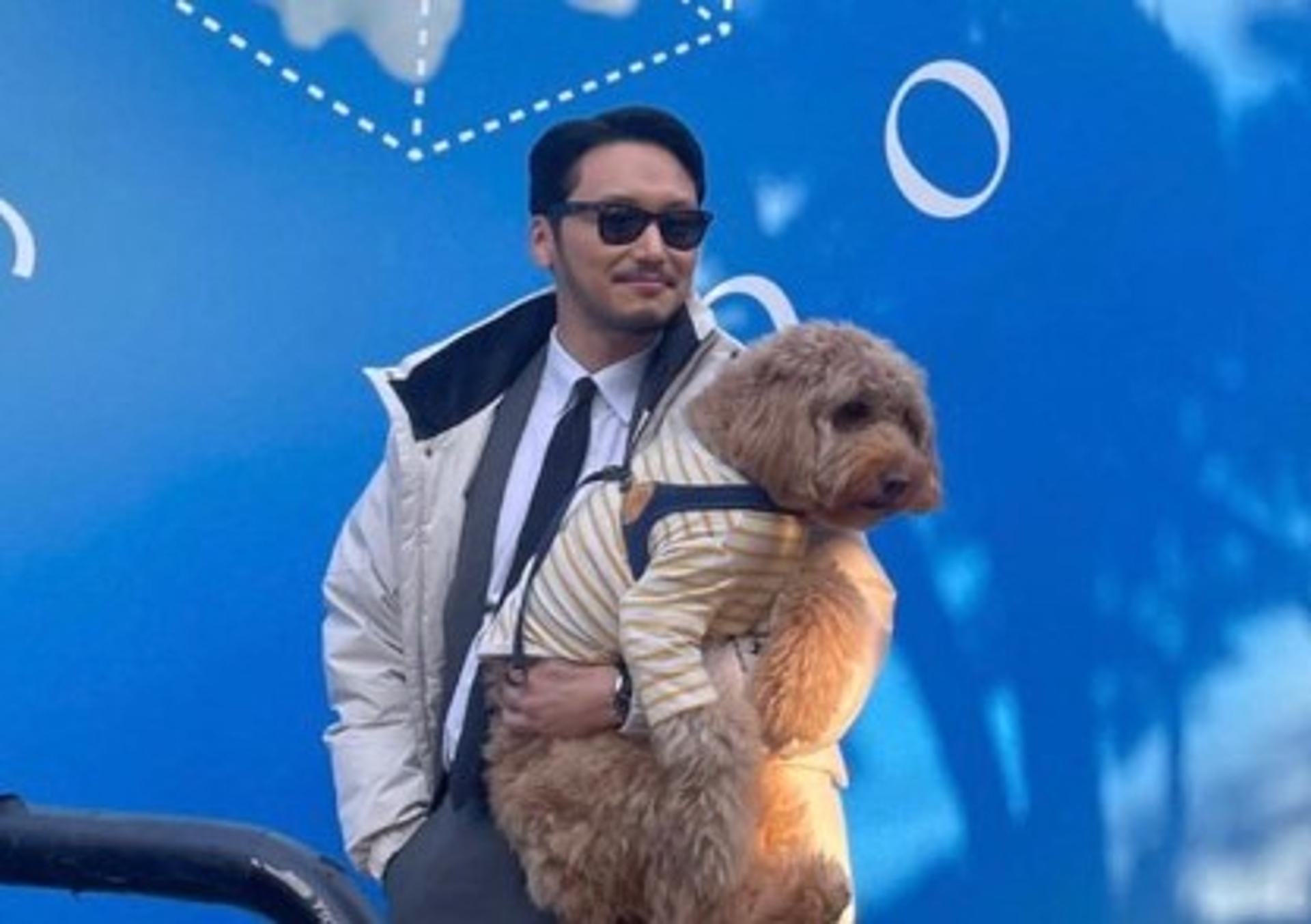 "복자가 되고 싶다"… 변요한, 댕댕이 조합 좀 봐요