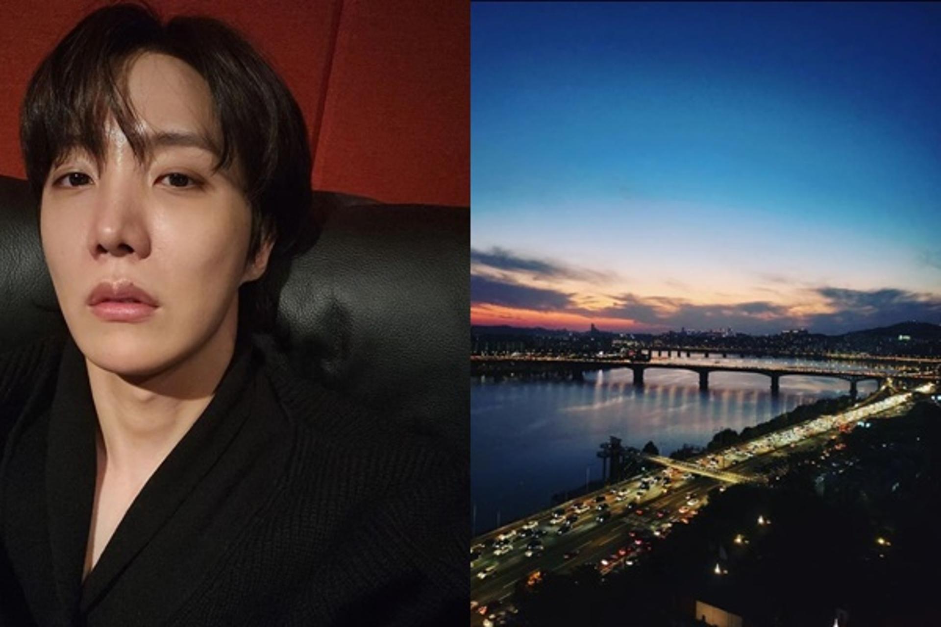 집에서 바라본 한강뷰?… BTS 제이홉 "영앤리치의 정석"