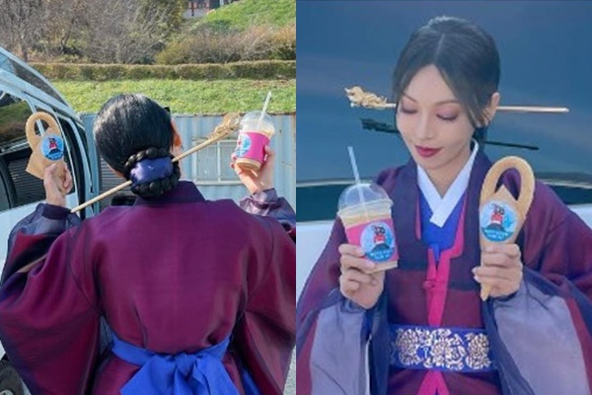 "이렇게 예쁘면 반칙"… '이상우♥' 김소연, 한복 자태 좀 봐?