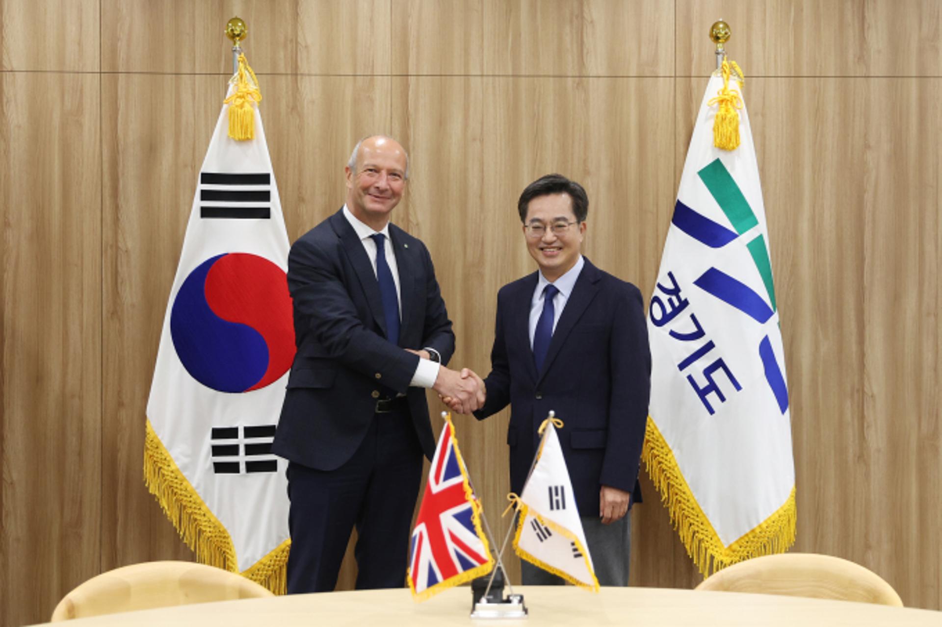 김동연, 영국 글로벌 탄소저감 기술기업 투자유치에 직접 나서