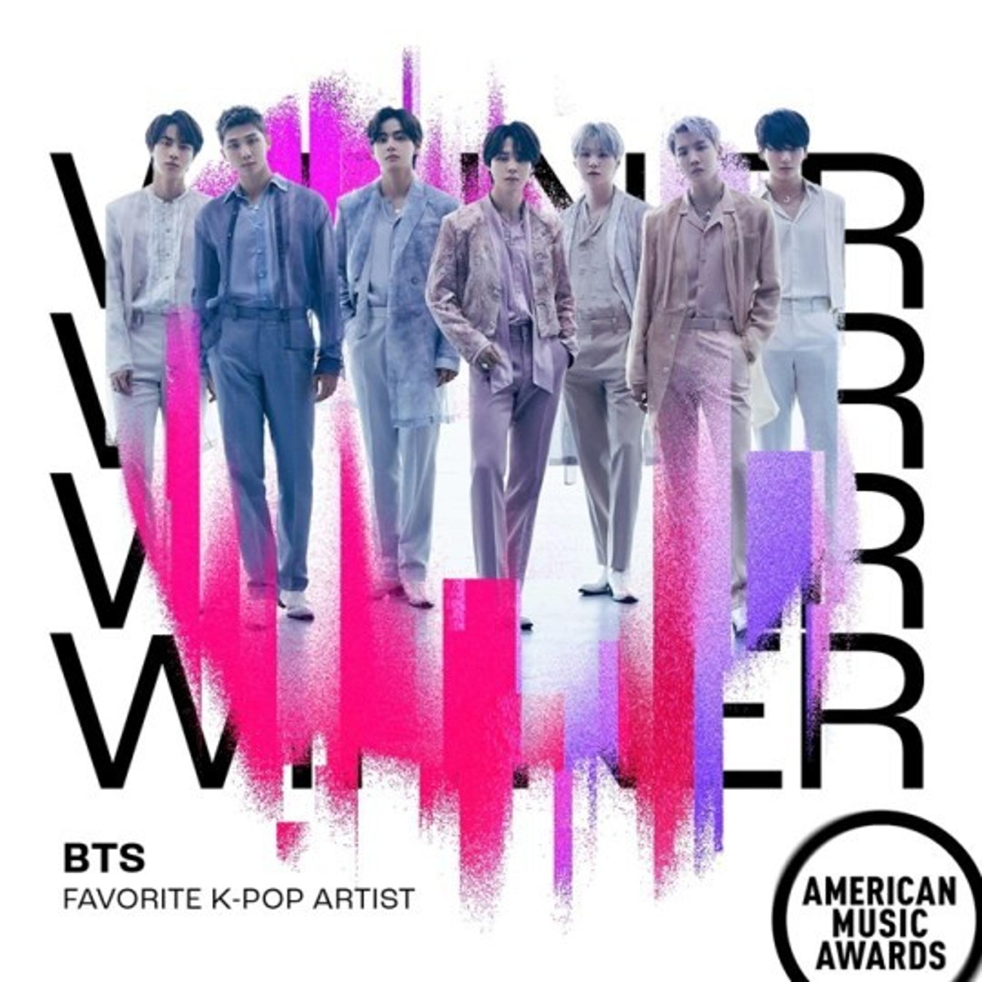 "월드클래스" 방탄소년단, '2022 AMA' 5년 연속 수상… 2관왕 쾌거