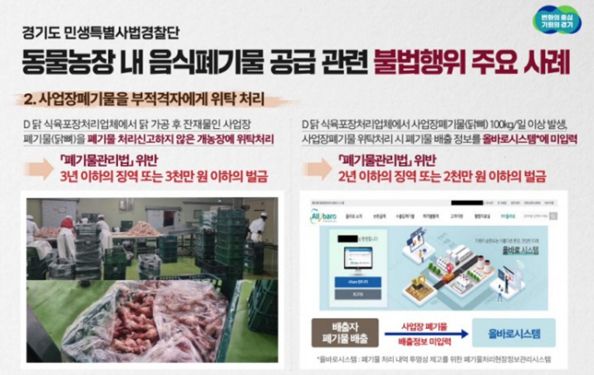 경기도, 음식폐기물 공급 등 동물농장 불법행위 무더기 적발