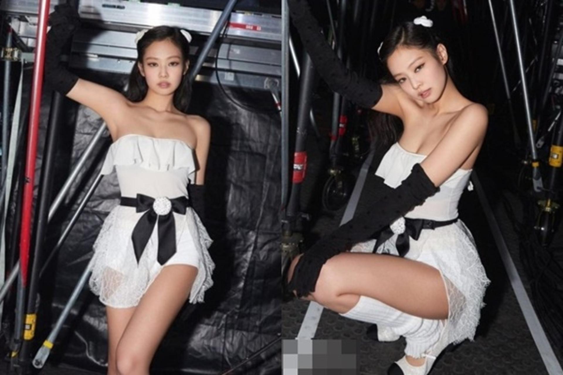 무대 뒤가 더 아찔… '블랙핑크' 제니, 파리도 반한 미모