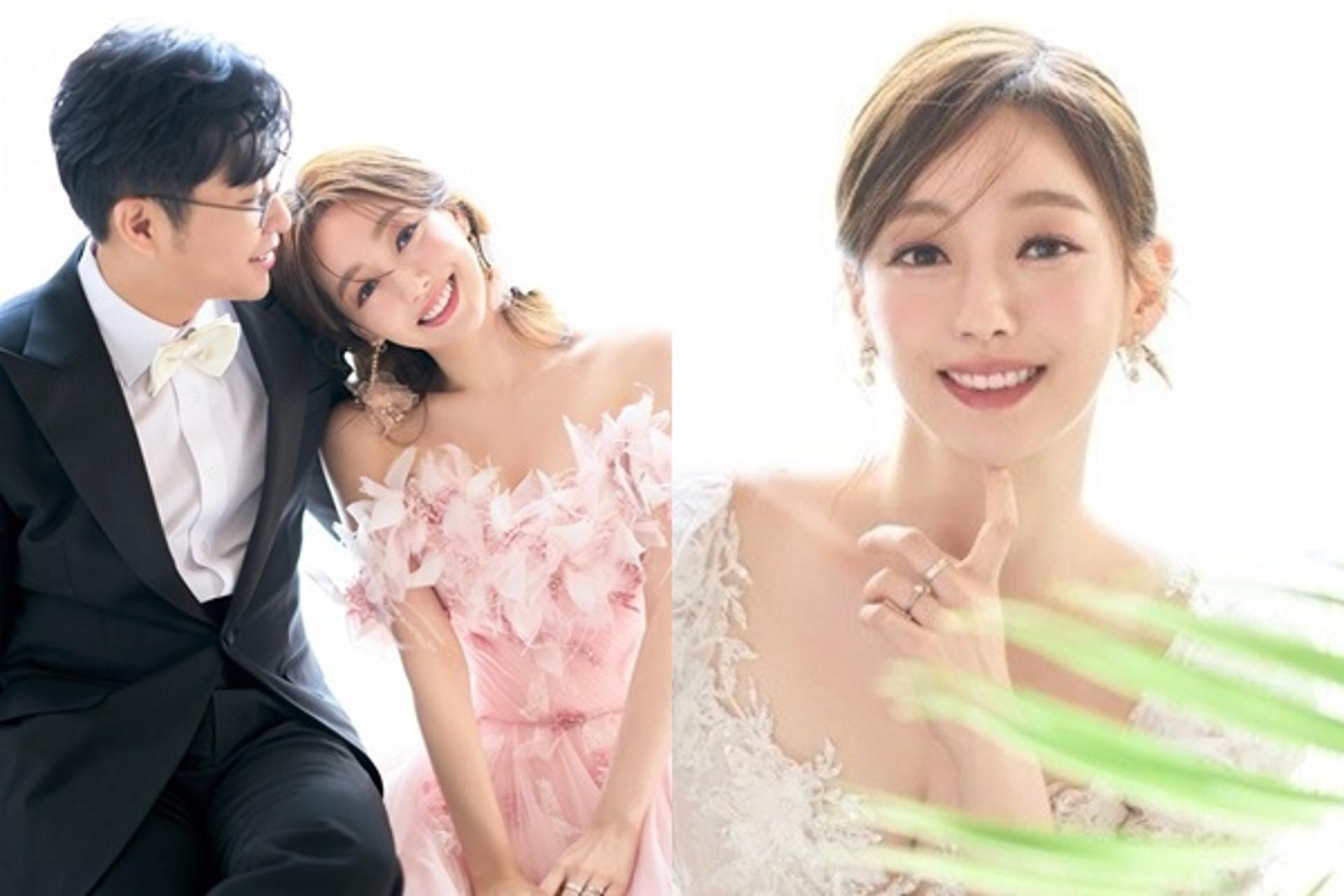 "1월의 신부"… 강아랑 기상캐스터 결혼, ♥예비신랑 '훈훈'
