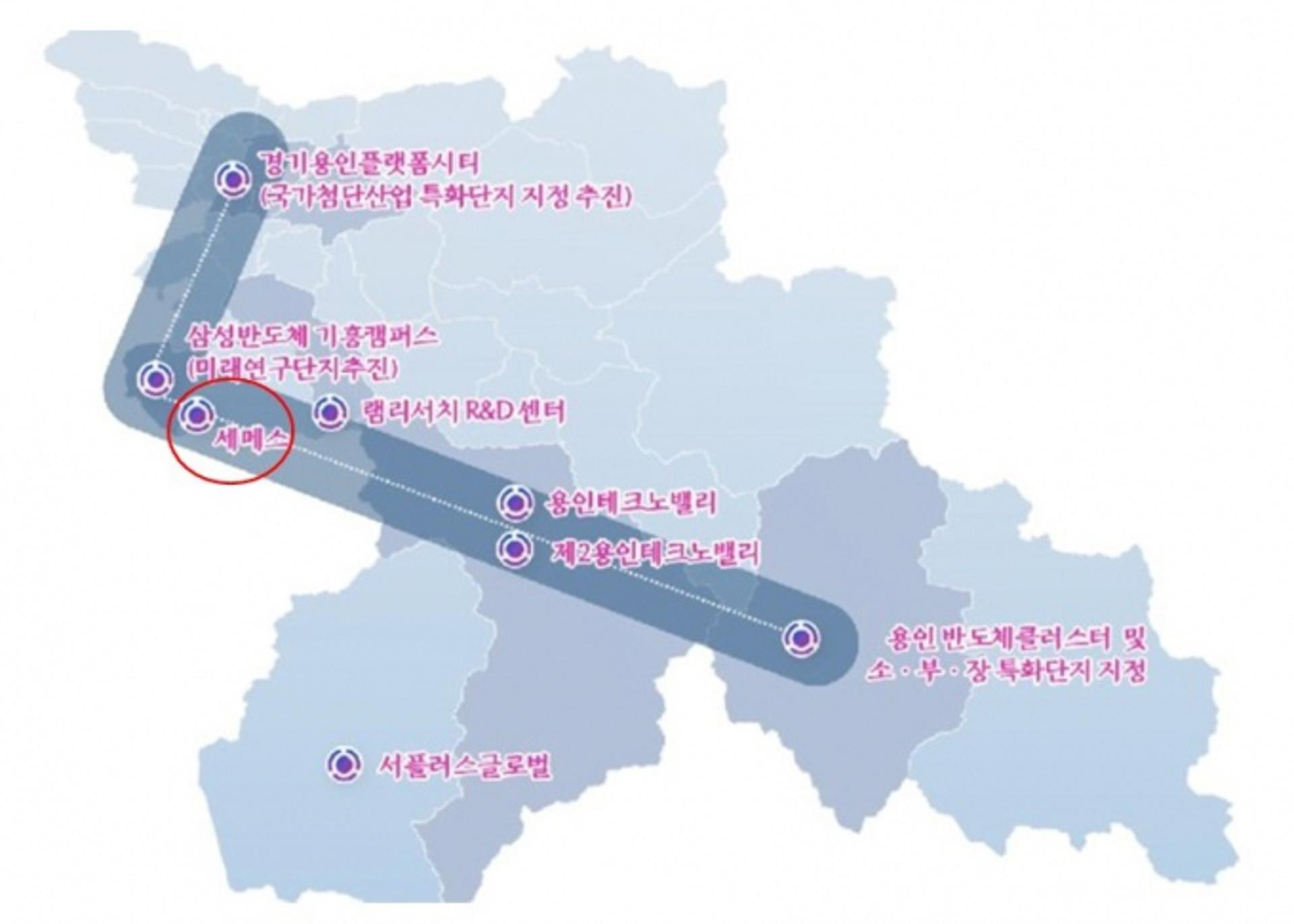 용인 L자형 반도체 벨트에 세계적 기업 '둥지'…반도체 생태계 확장