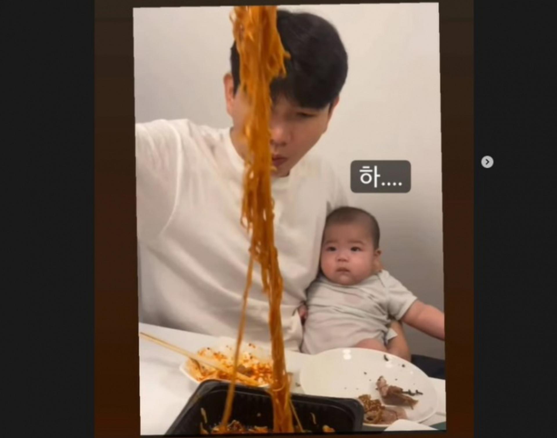 "간절한 눈빛 좀 봐"… 홍현희♥제이쓴, 아들 똥별이 많이 컸네?