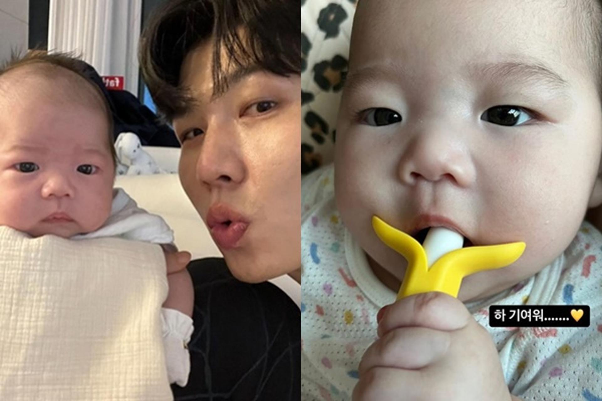 "너무 귀여워"… 제이쓴, ♥홍현희 닮은 똥별이 '예뻐 죽네'