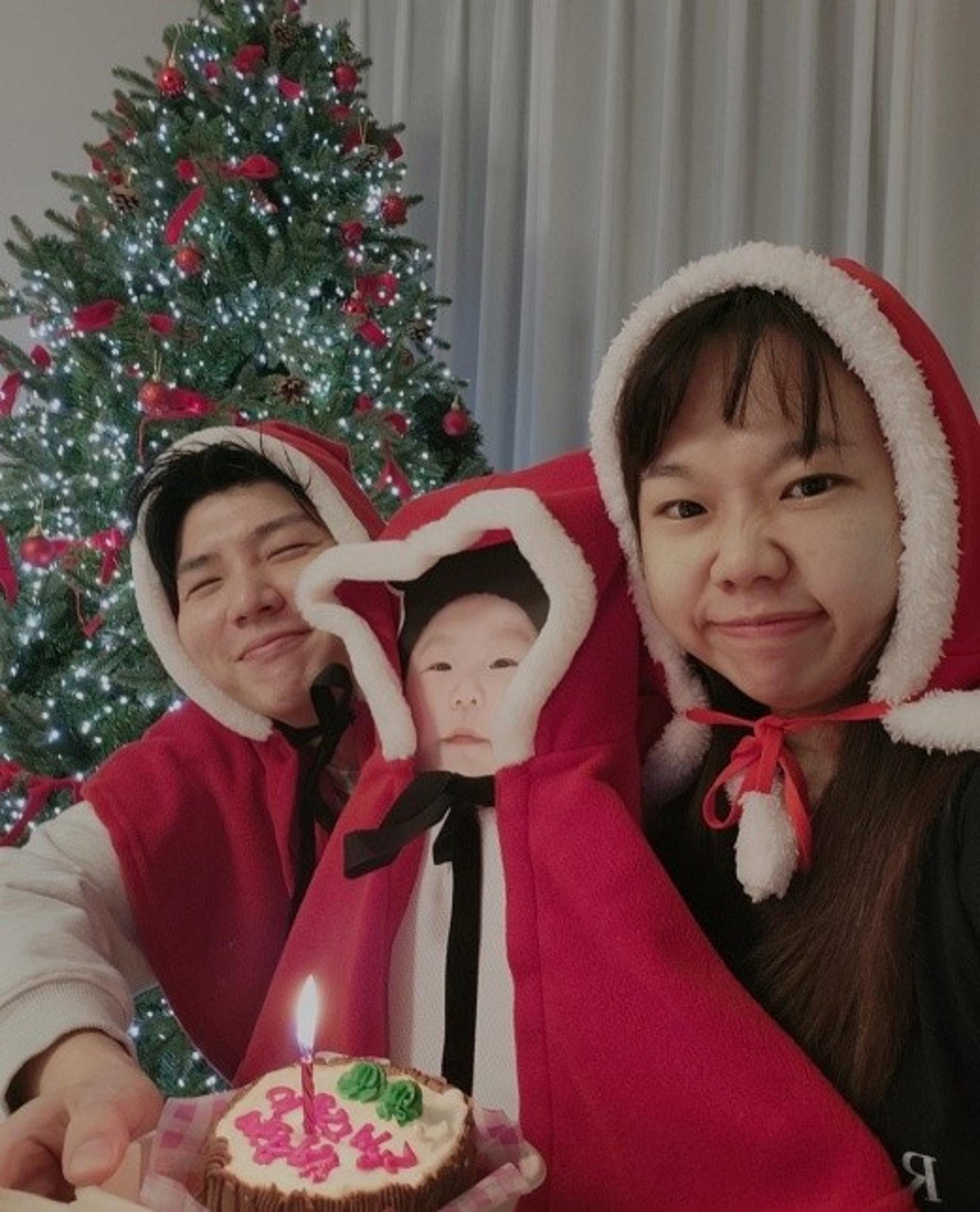 똥별이는 어디에?… 홍현희♥제이쓴, 크리스마스 가족사진