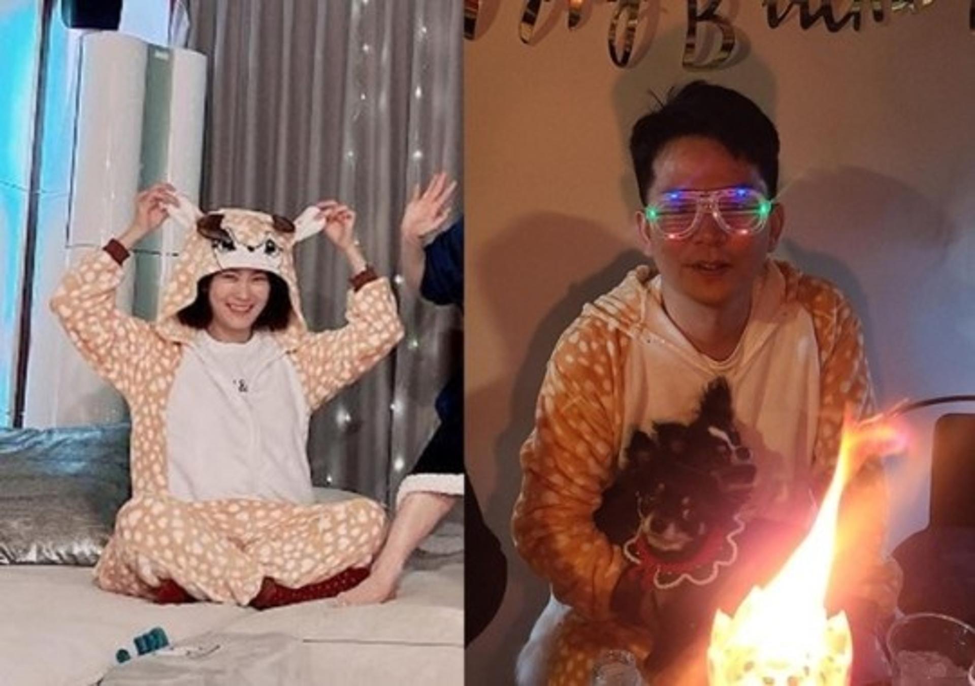 "♥김지민 내조의 여왕?"… 김준호 위해 커플 잠옷+갈비찜 '대박'