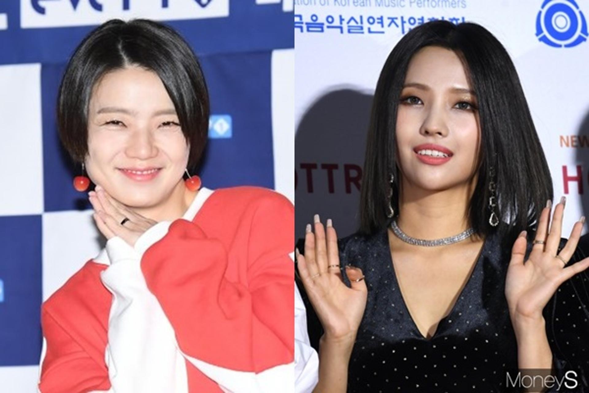 연예계 코로나 재유행?… (여자)아이들 소연·안영미 '확진'