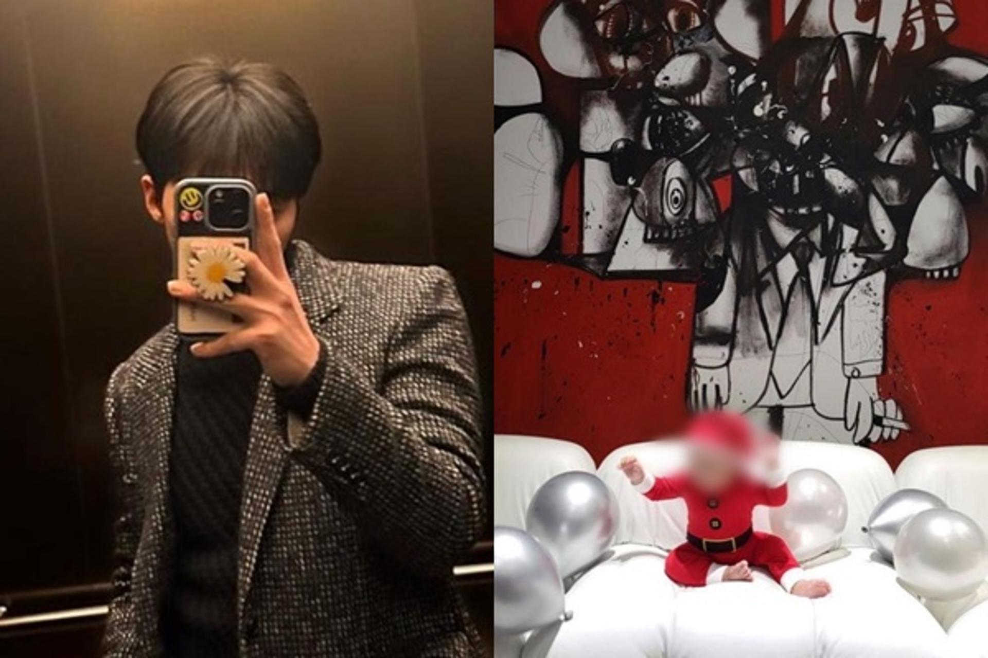 "지드래곤 조카는 좋겠다"… 산타옷 입고 '깜찍'