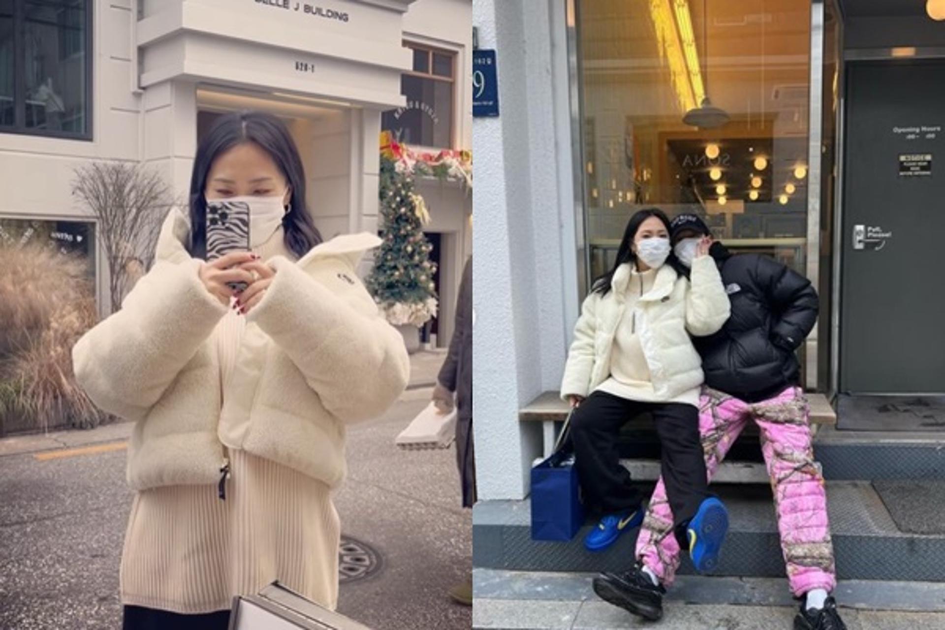 '정담♥' 허니제이, 통통해진 임산부…"D라인도 사랑스러워"