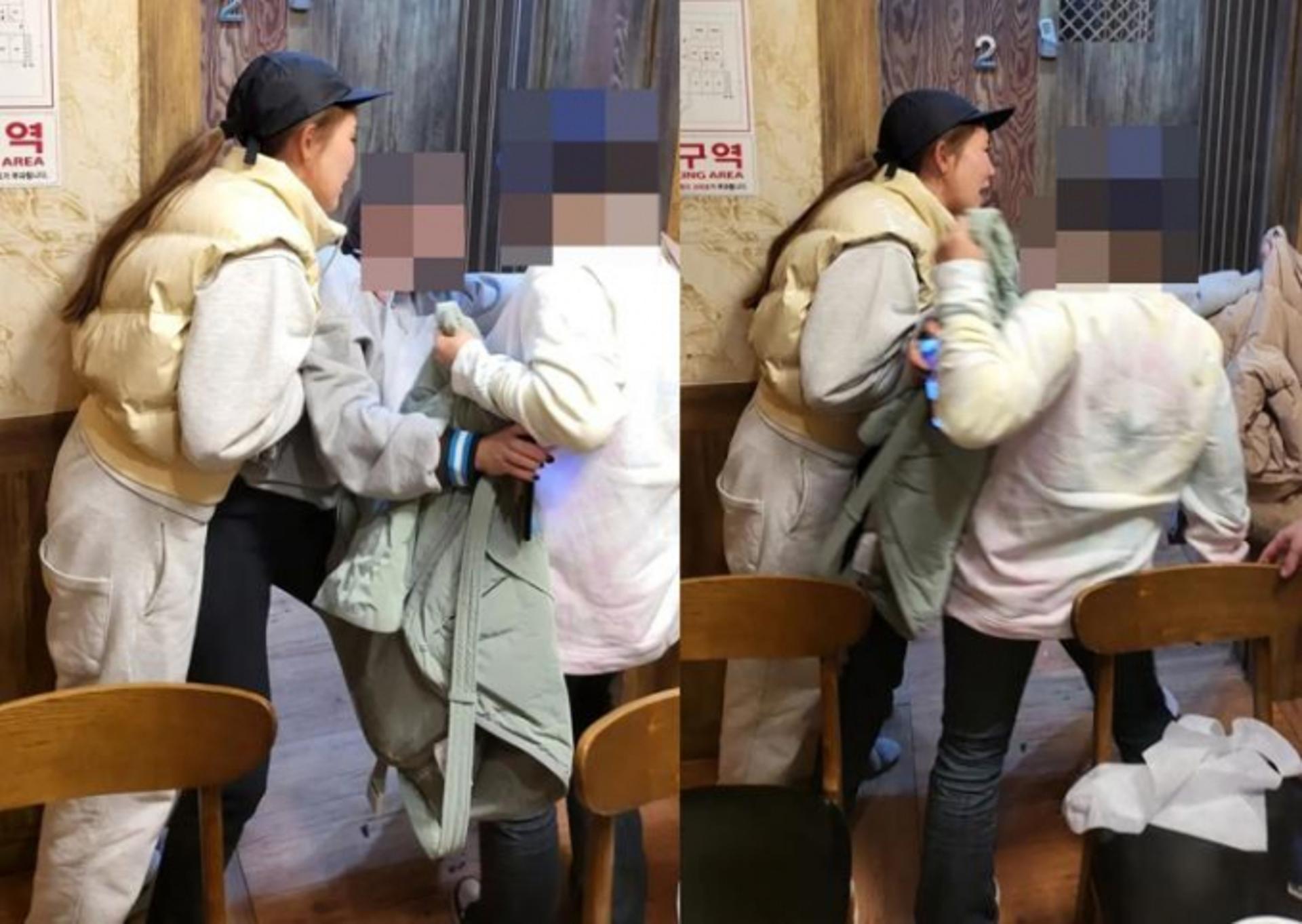 "남편 박용근이 포착"… 채리나, 식당서 지인과 몸싸움?