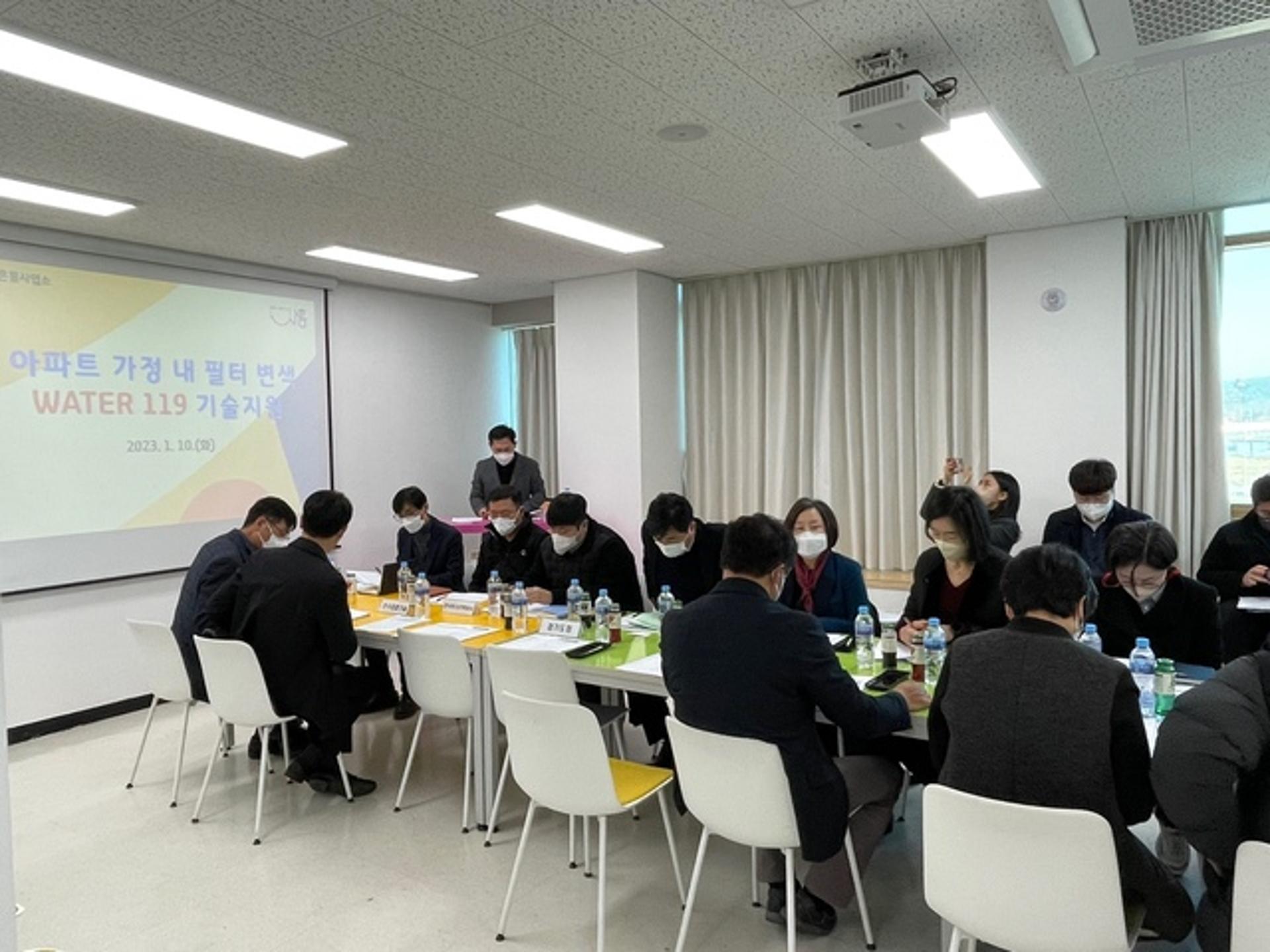 시흥시, '수도필터 변색' 원인규명 총력