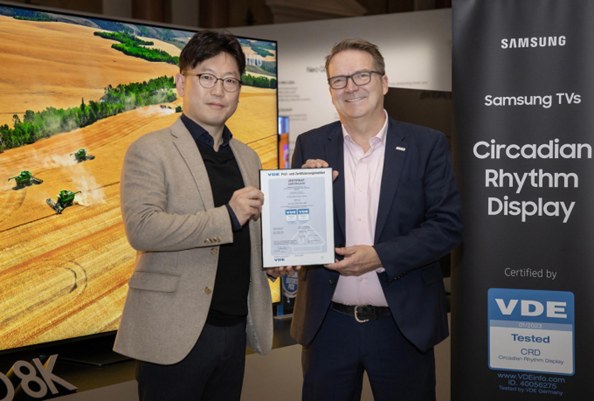 삼성 2023년형 네오 QLED, '생체리듬 디스플레이' 인증… 업계 최초