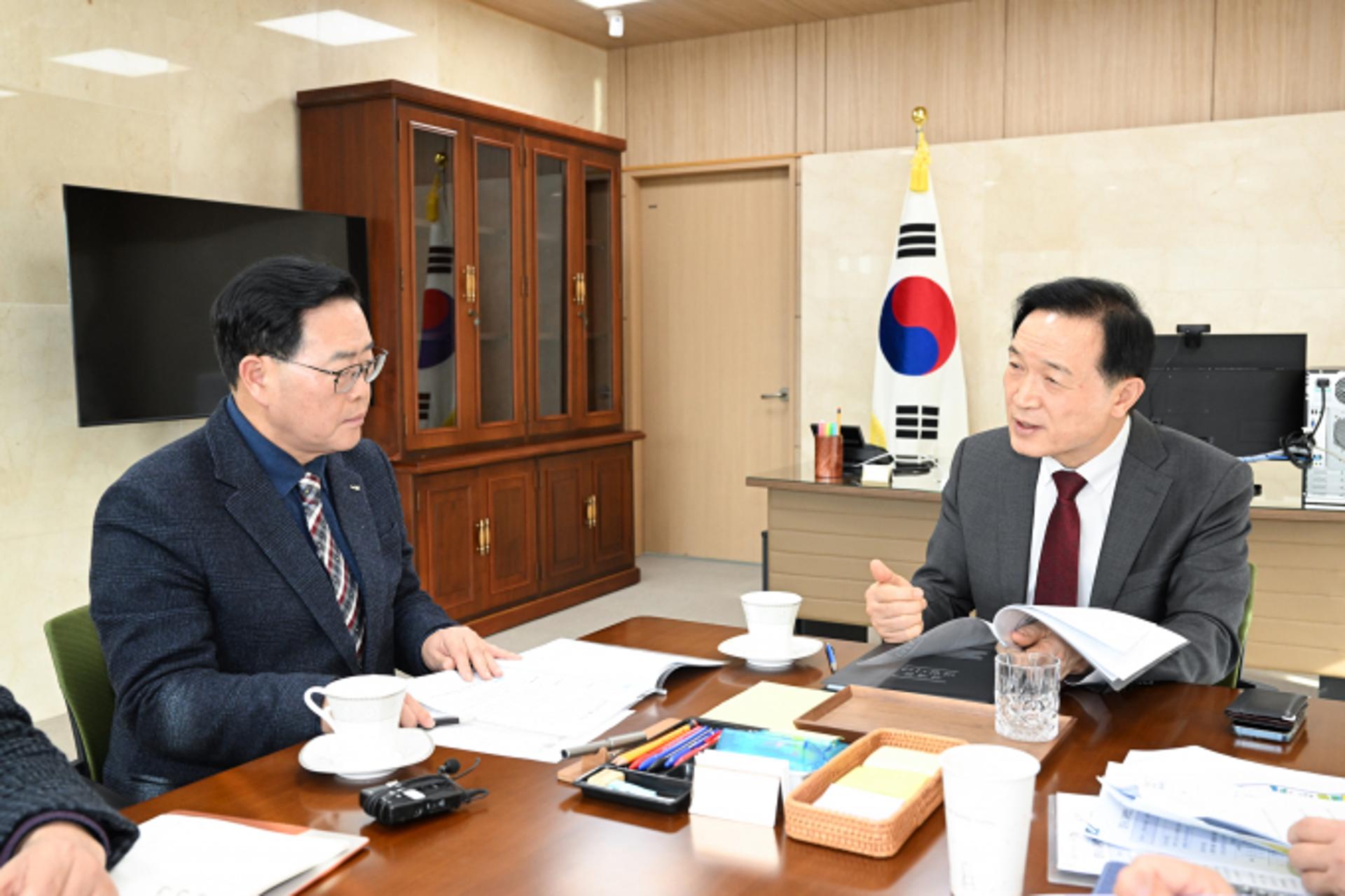 강수현 시장, 경기교육감에 '양주교육지원청 신설 등 5개 교육현안 해결' 협조 요청