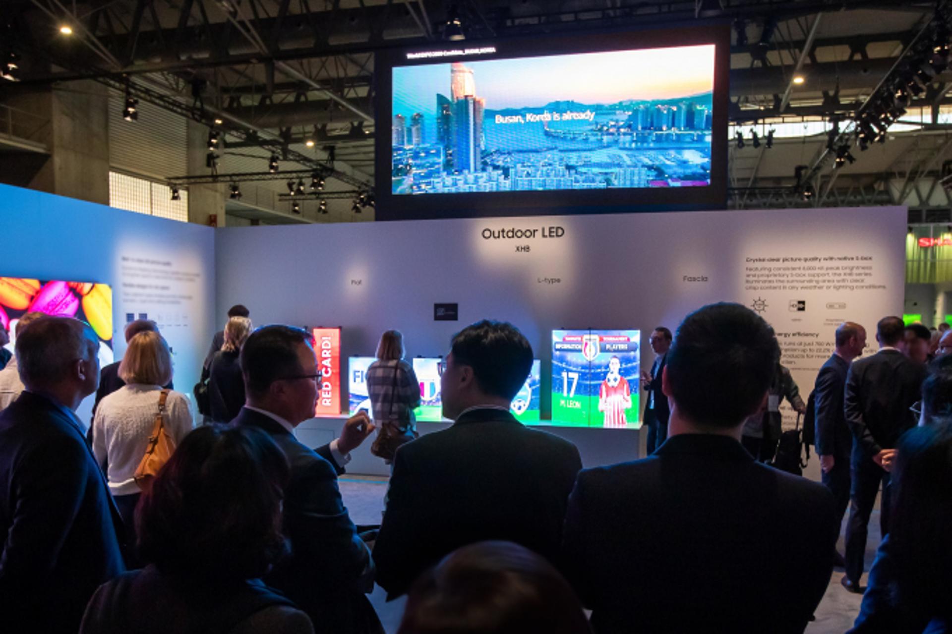 삼성전자, ISE 2023서 사이니지 신제품으로 '부산엑스포' 홍보