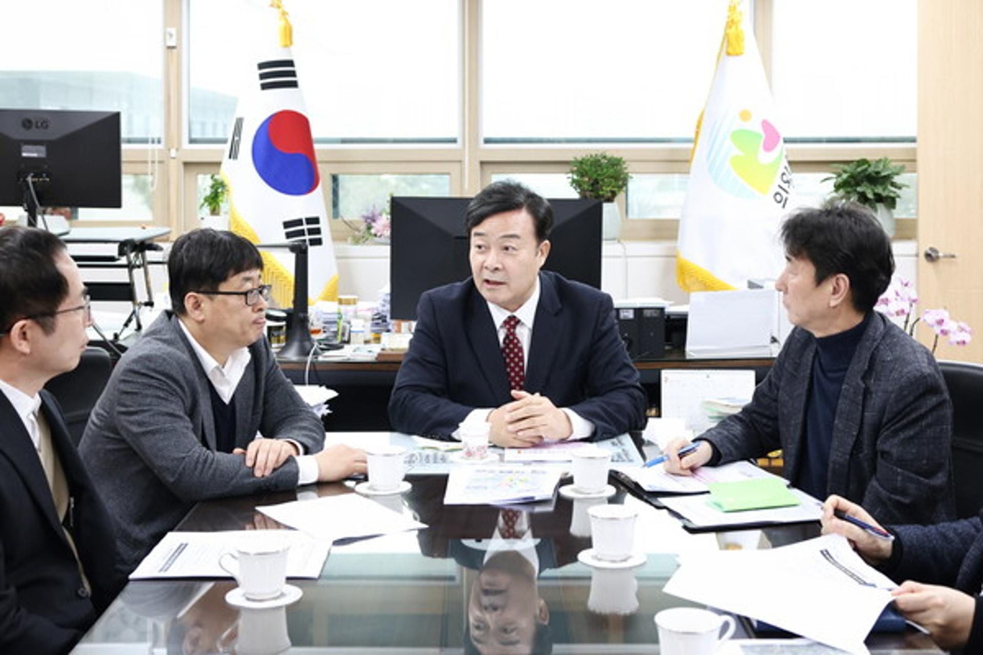 김성제 의왕시장, 국토부와 의왕역 GTX 등 개발사업 논의
