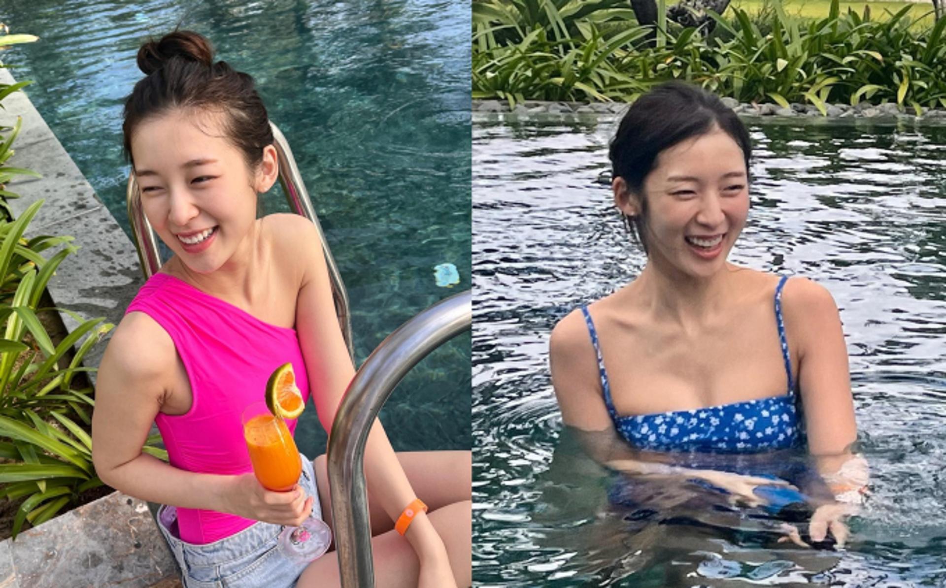 오마이걸 아린, 상큼+청순 수영복 자태