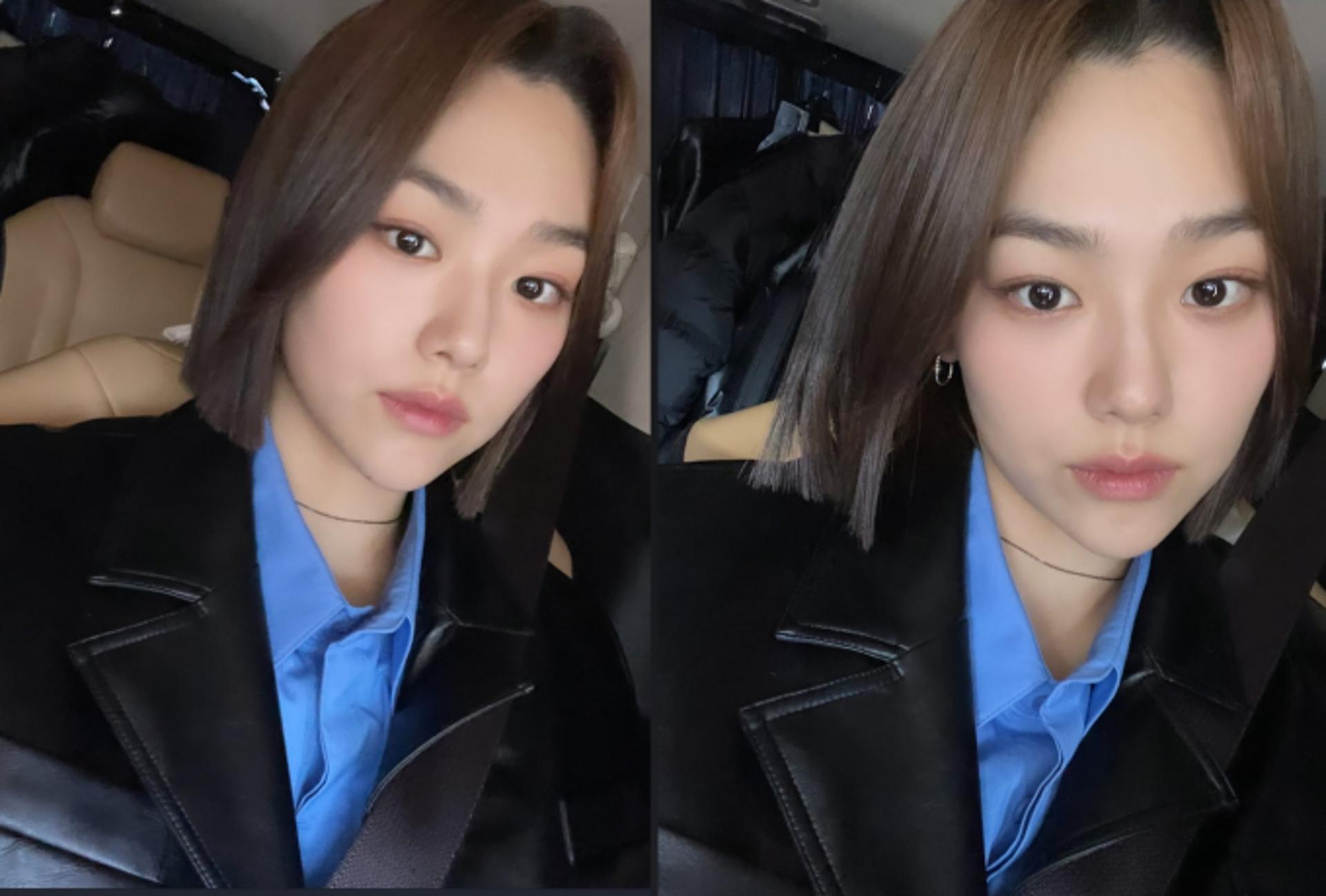 강미나, 칼단발로 자르고 차도녀 분위기…"단발, 참 잘했어요!"