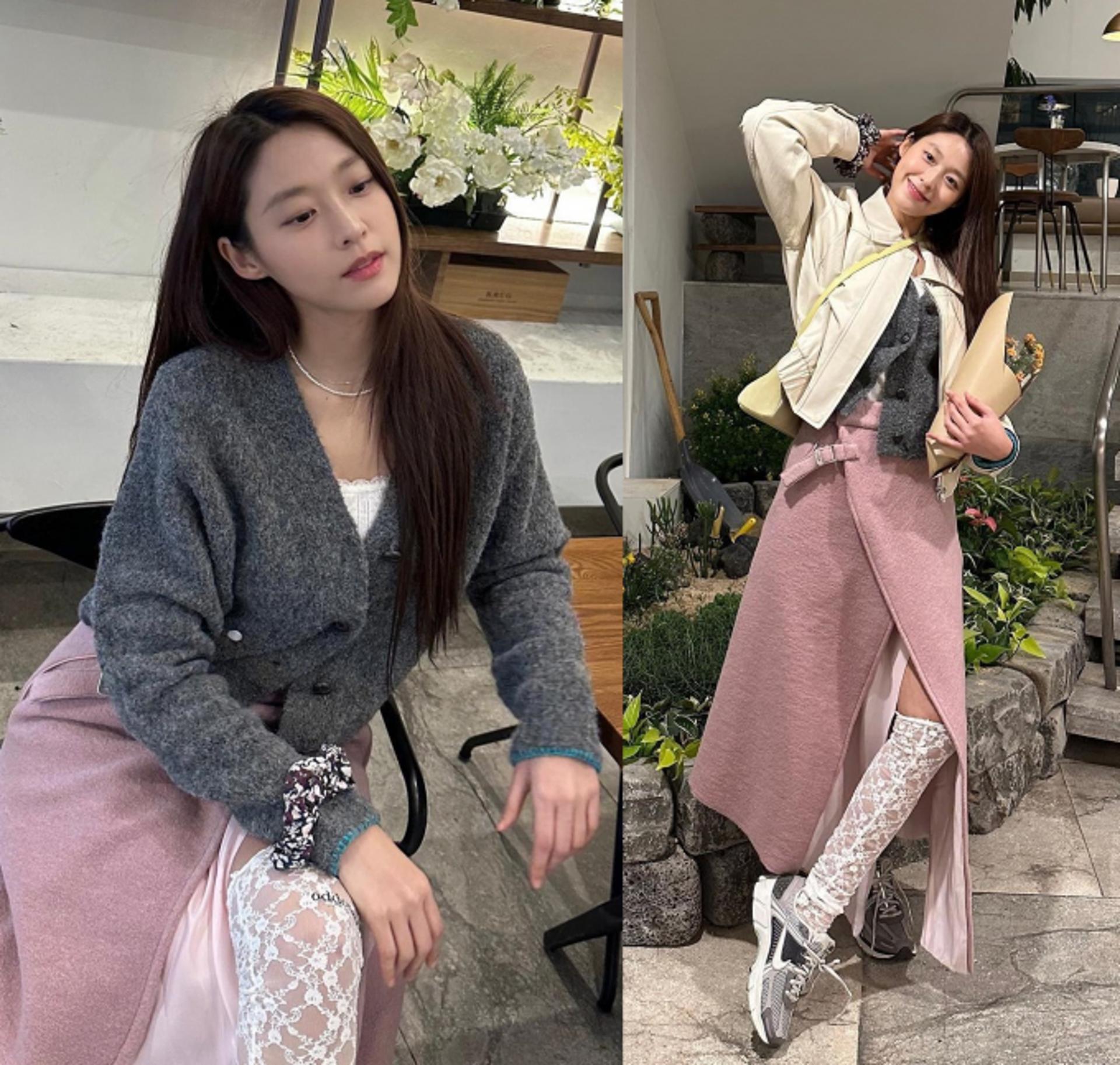 설현, '믹스매치' 사복 패션…뭘 입어도 청순하네