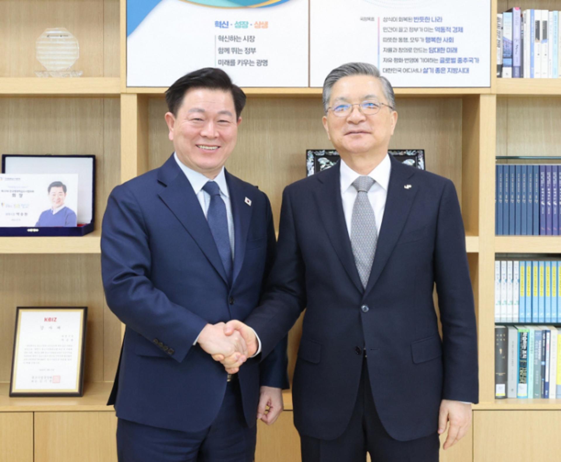 박승원 시장, LH 사장과 "자족형 명품신도시 조성" 협의체 구성 약속