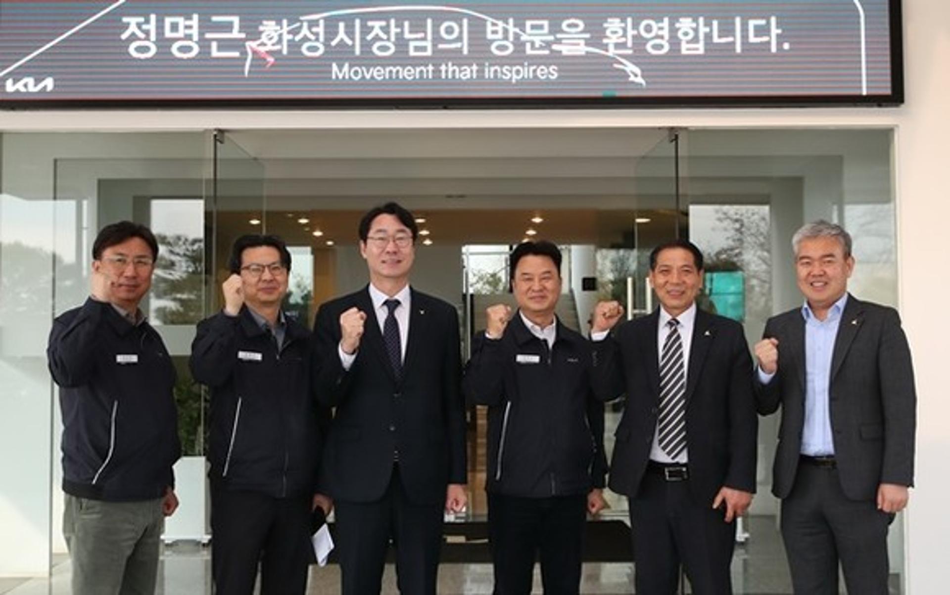 정명근 화성시장, 기아 오토랜드 공장·市독립운동기념관 건립 현장 방문