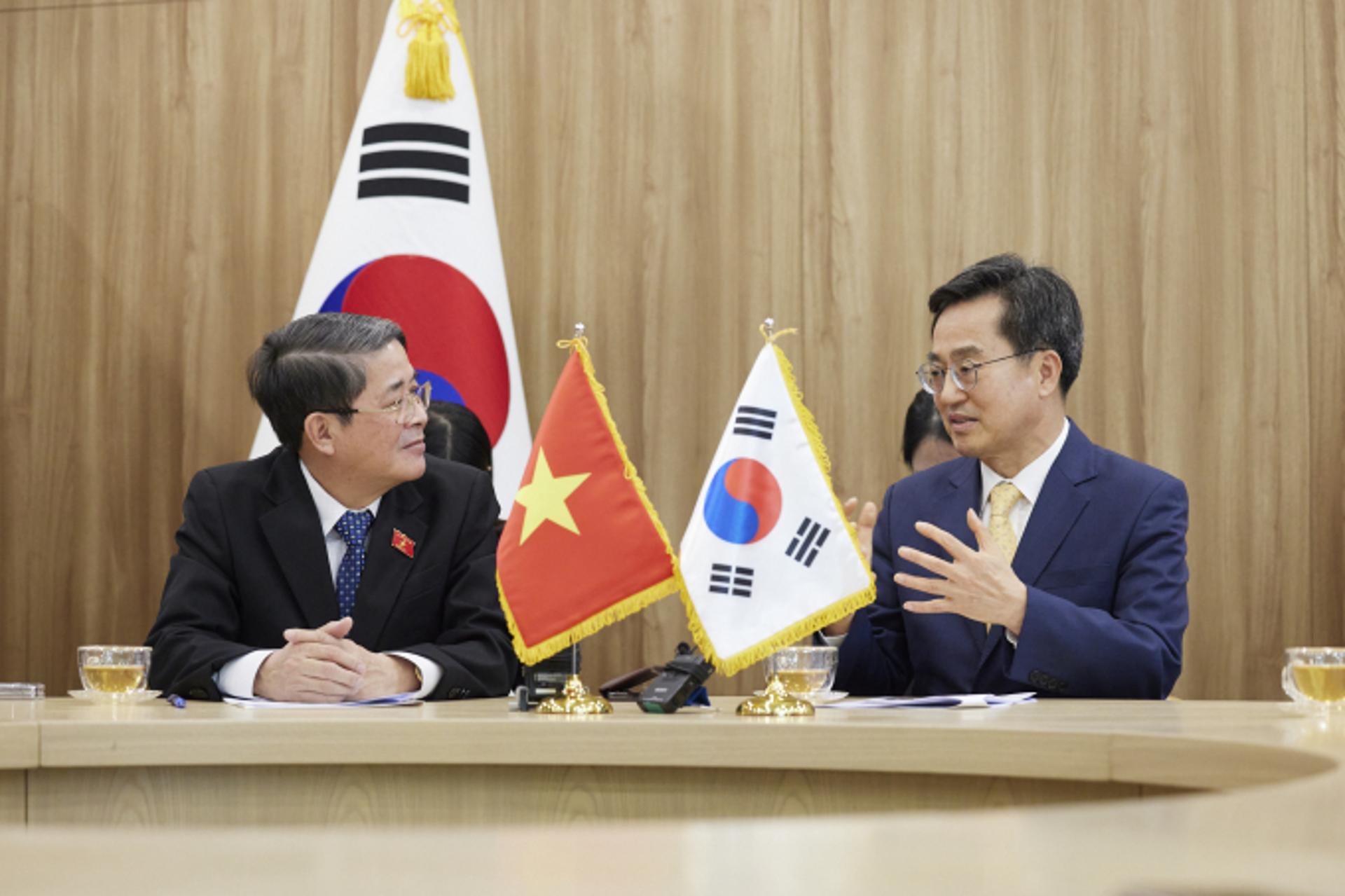 김동연 지사, 방한 베트남 국회부의장과 인적교류 등 협력방안 논의