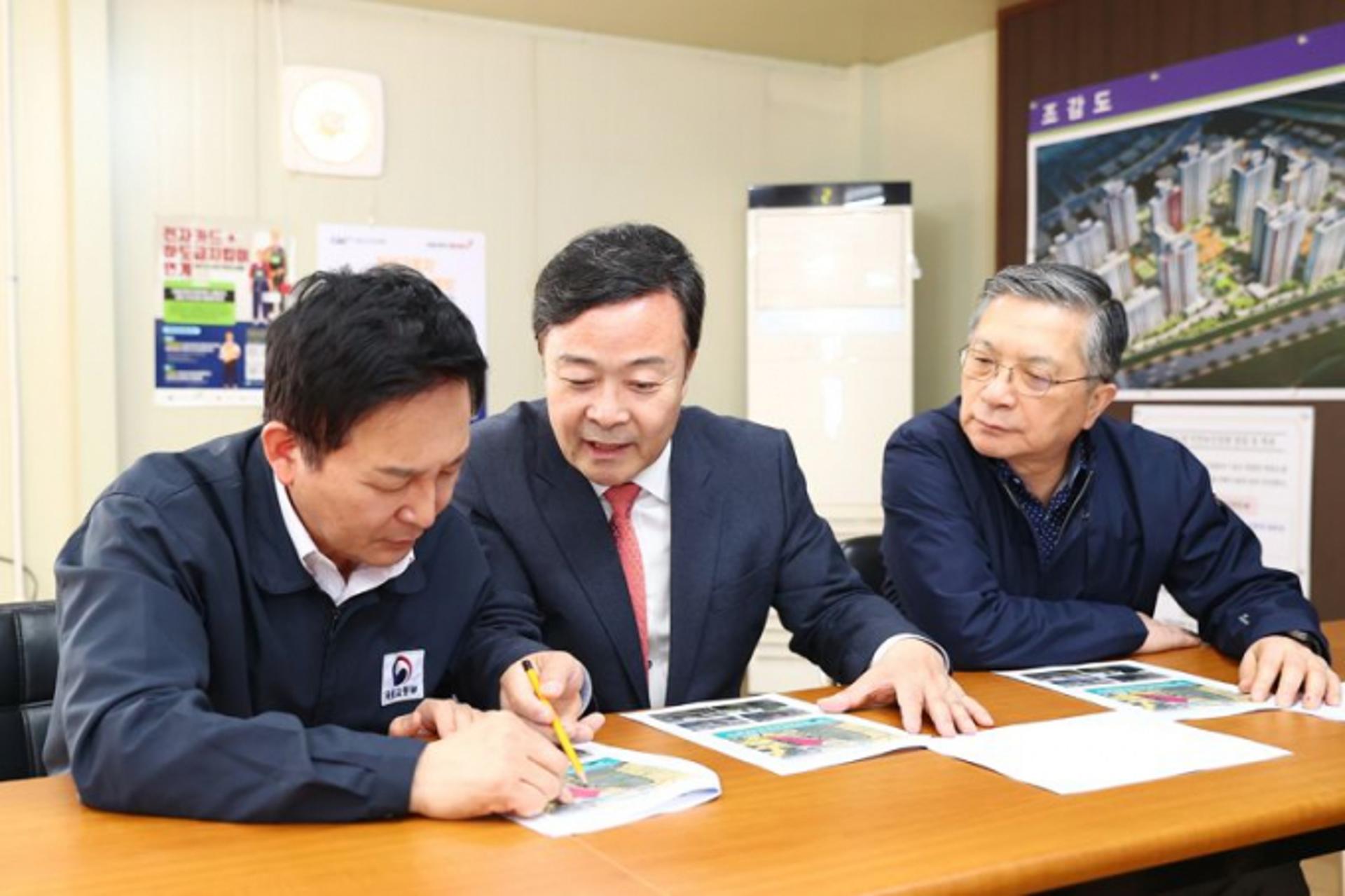 김성제 시장, 원희룡장관에 의왕등 공공주택지구 개발사업 관련 건의