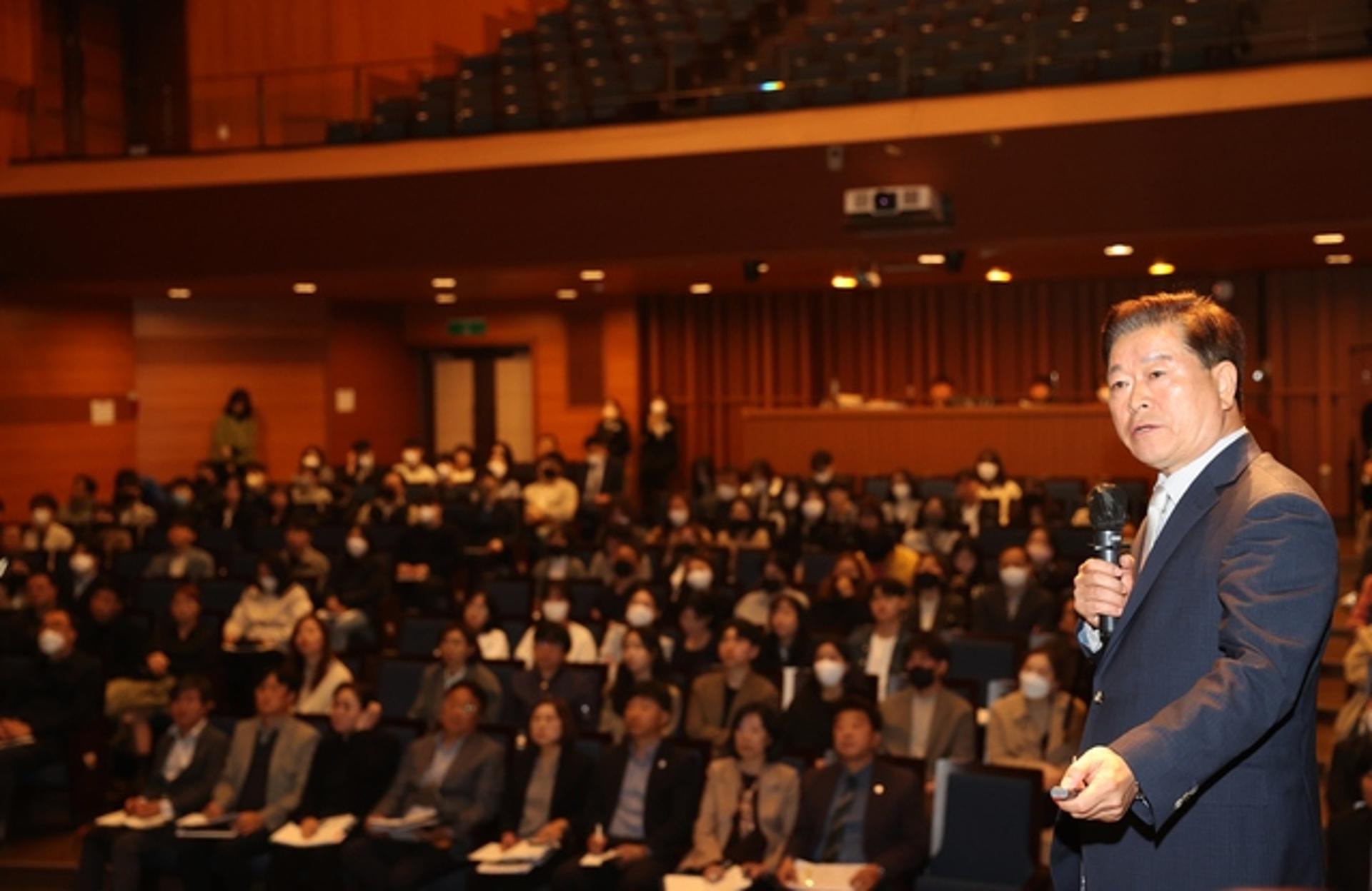 박승원 광명시장, 시정설명회에서 "市 공공기관 거버넌스 강화" 주문