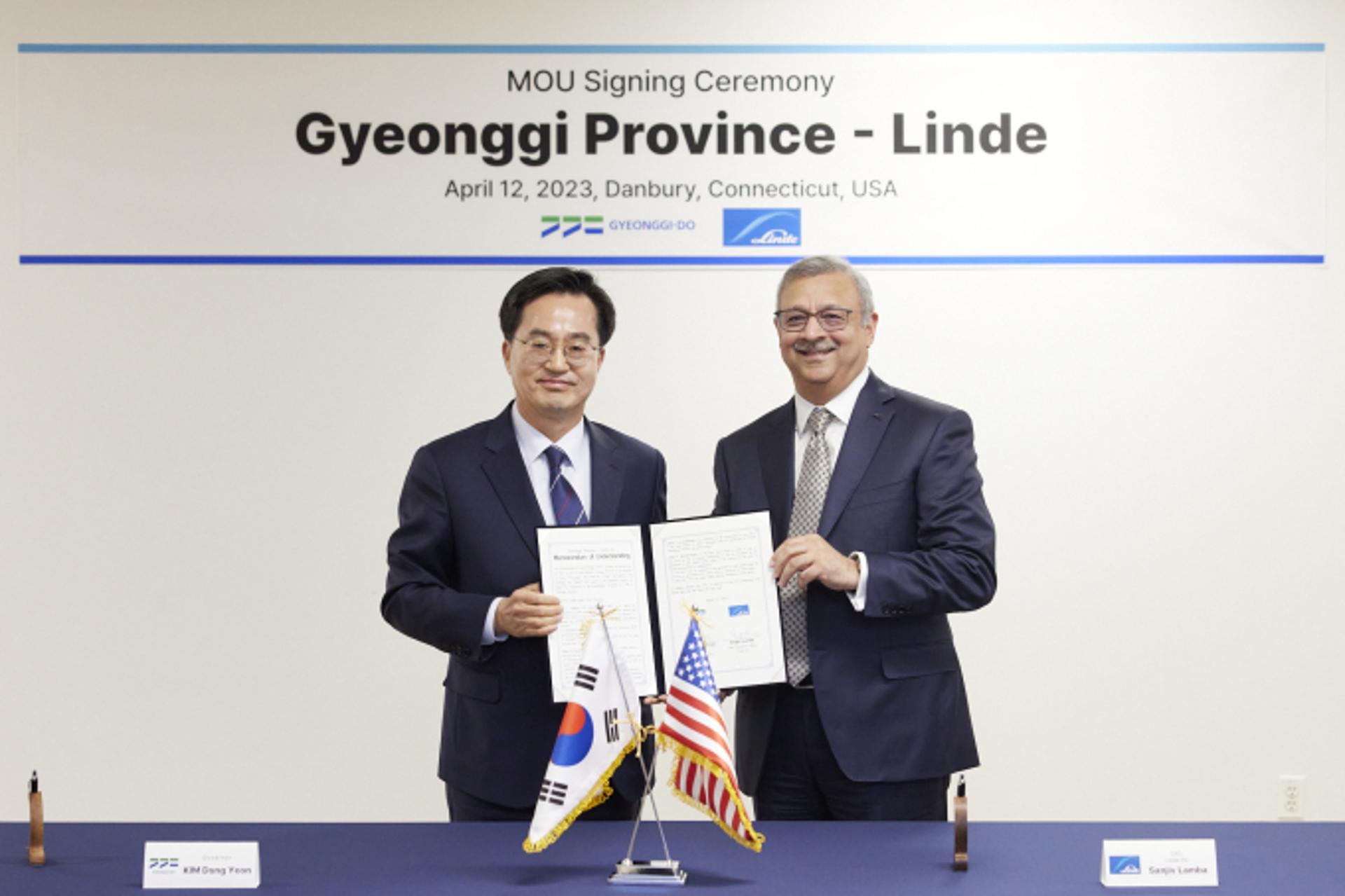 경기도, 미국서 5000억원 규모 산업용가스 제조시설 투자유치