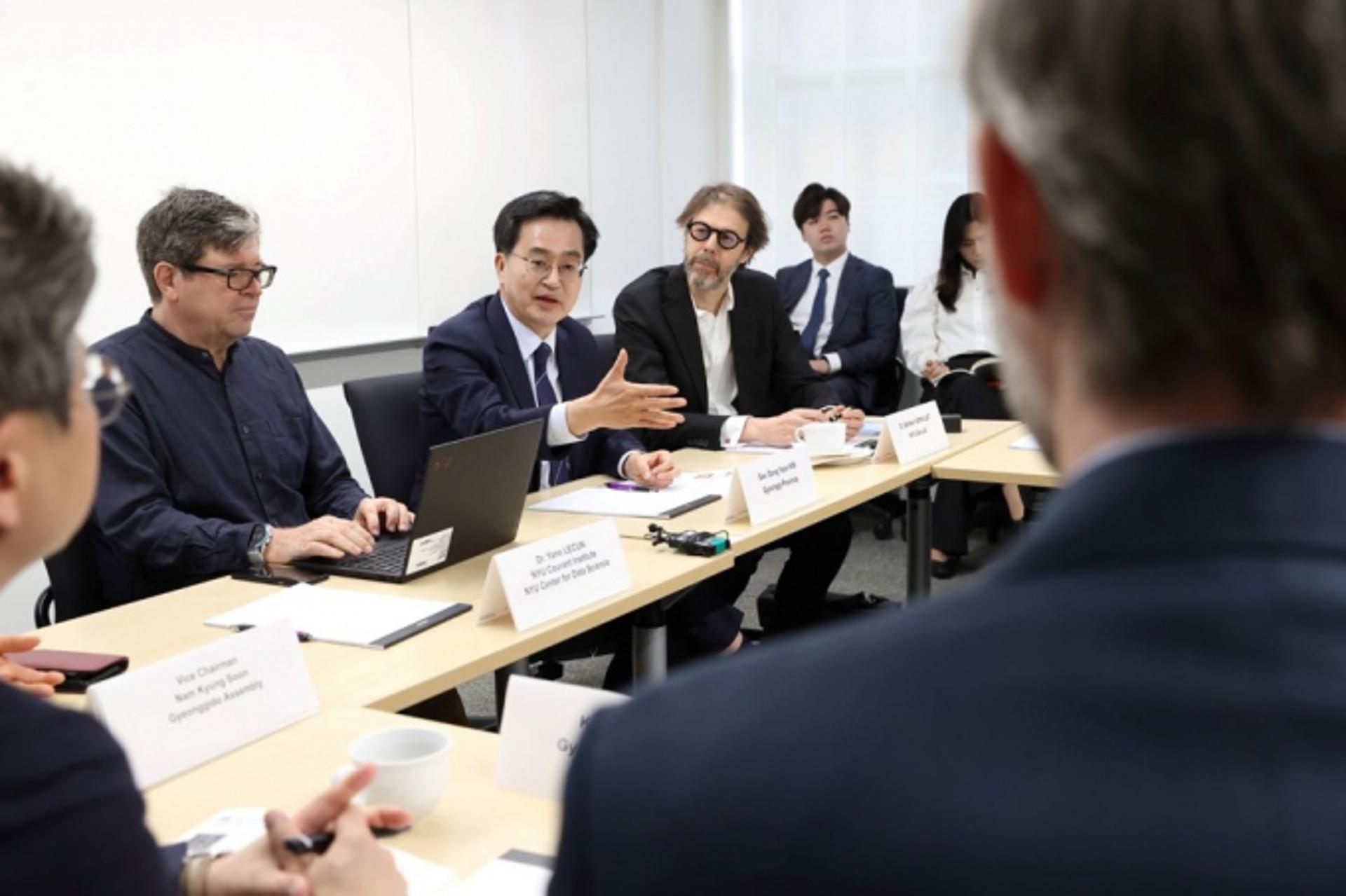 김동연, 美서 세계적 석학들과 열띤 토론…'인공지능 수도' 포부 밝혀