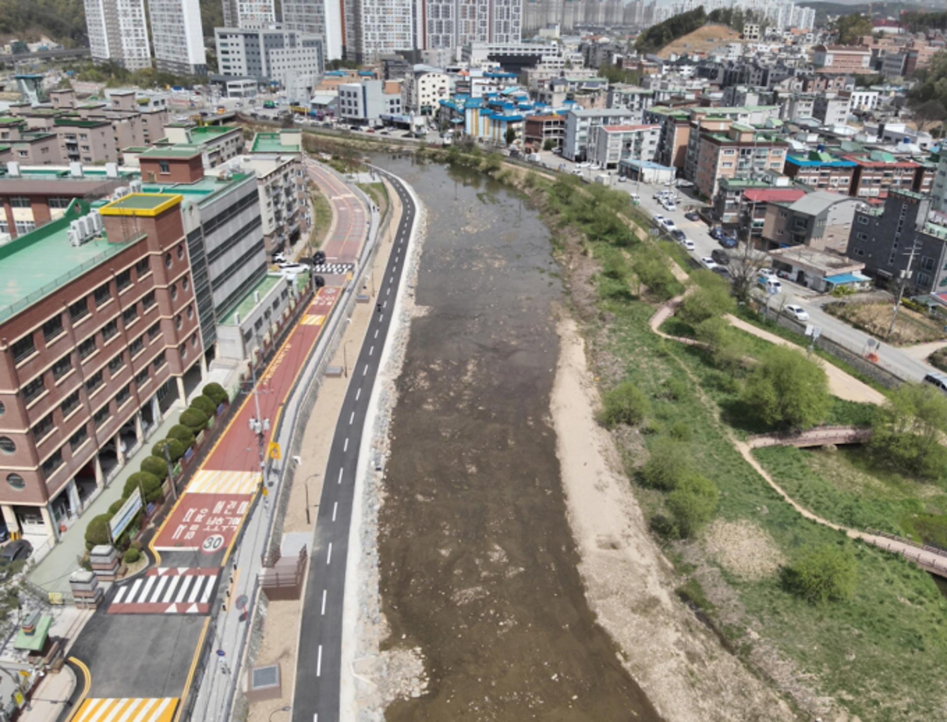 용인시, 양지천산책로 구간을 하나로 연결…경안천산책로와도 이어