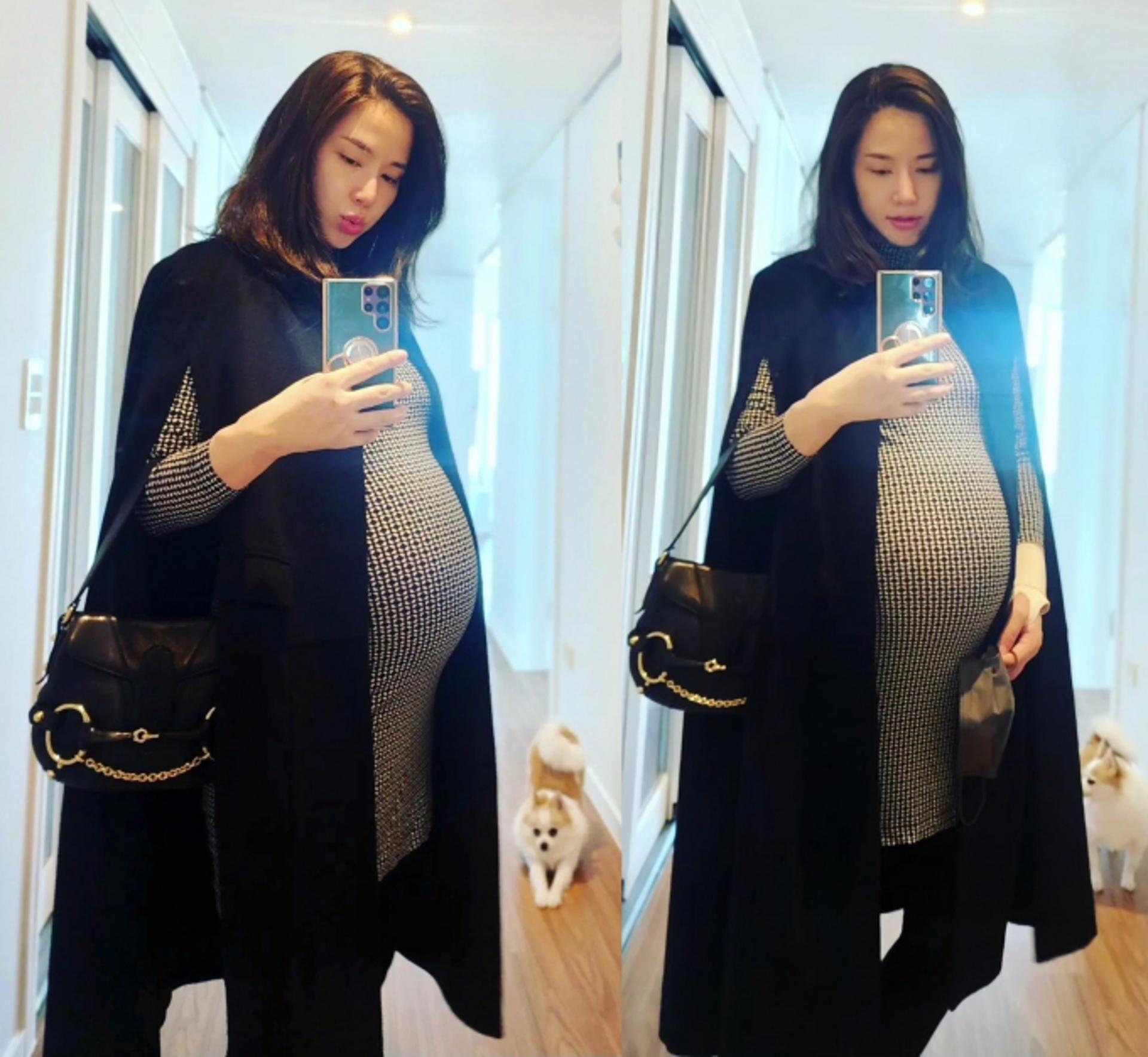 공현주, 쌍둥이 임신 28주 근황…"배가 터질 것 같네요"