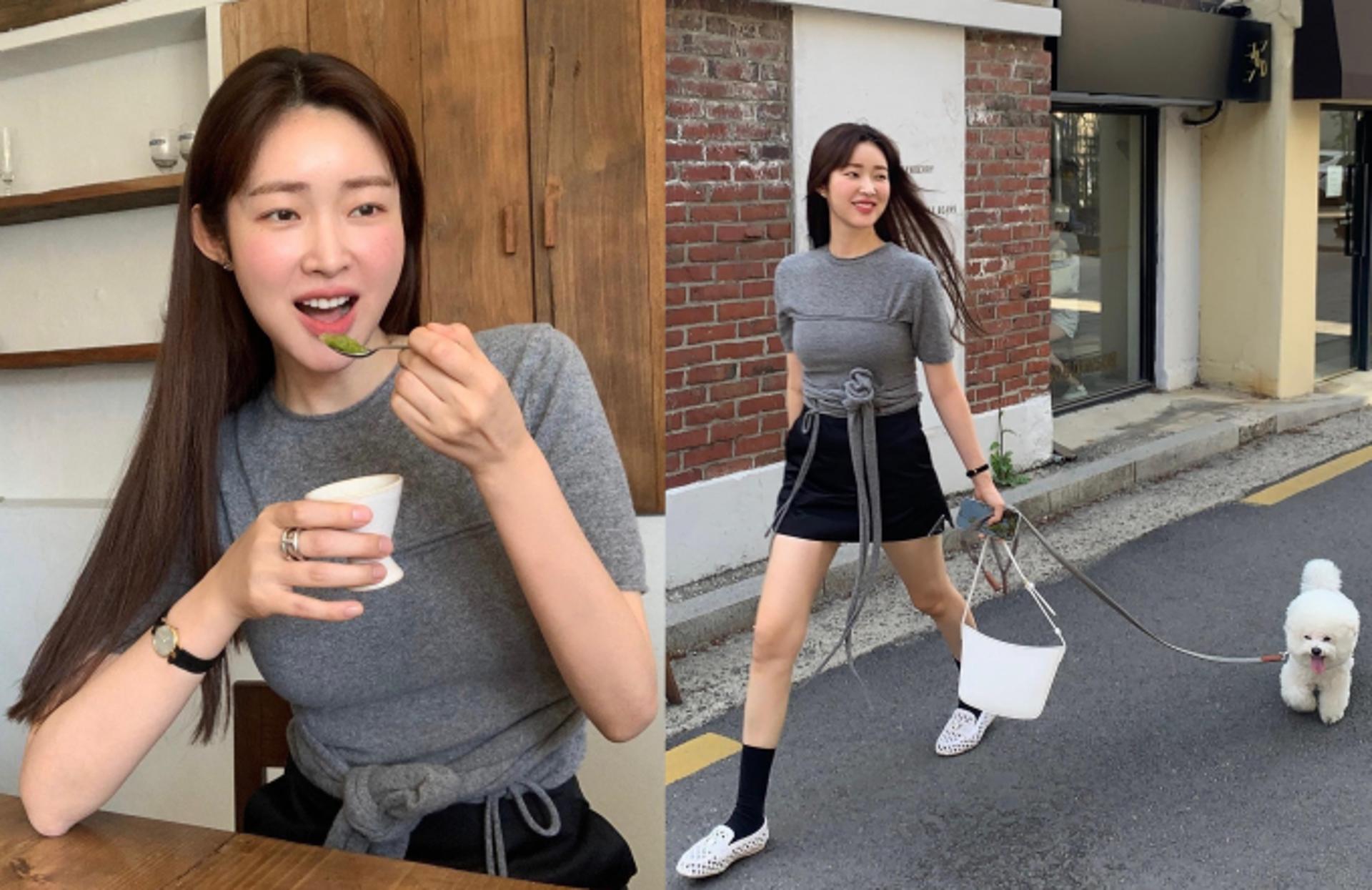 차정원, 차분한 모노톤 룩에 상큼한 과즙미 퐁퐁
