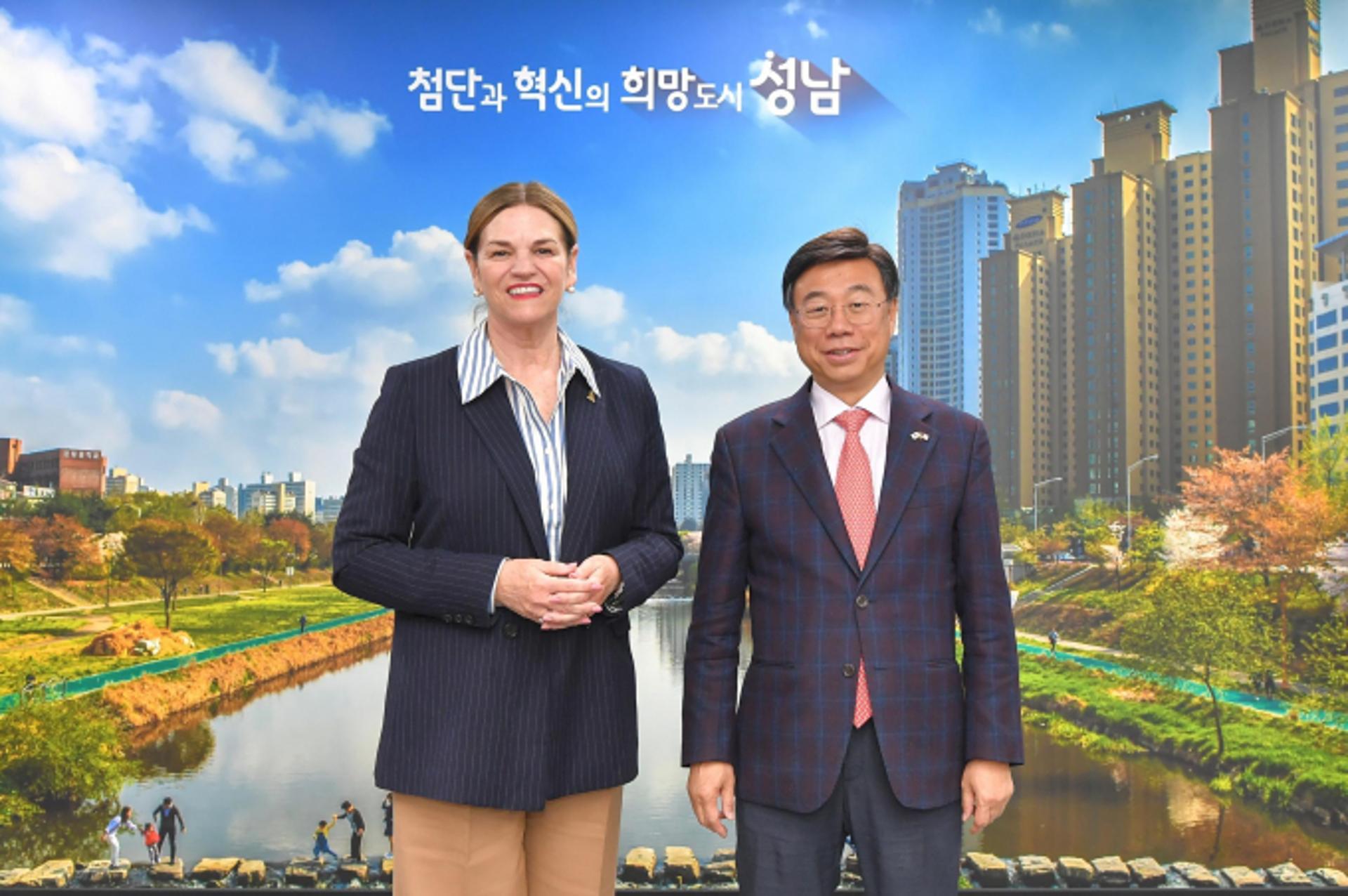 성남시, 실리콘밸리 신흥 중심지 美 리버사이드시와 손 잡는다