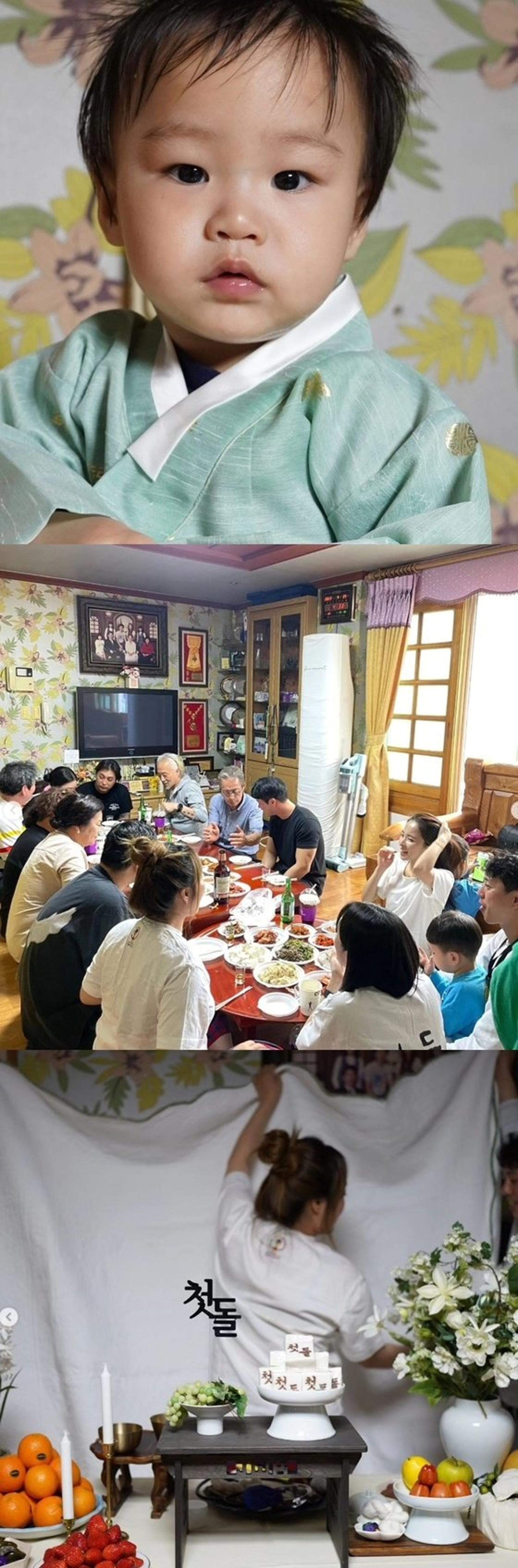정주리, 넷째아들 '도경' 화상사고… 반쪽자리 돌잔치로