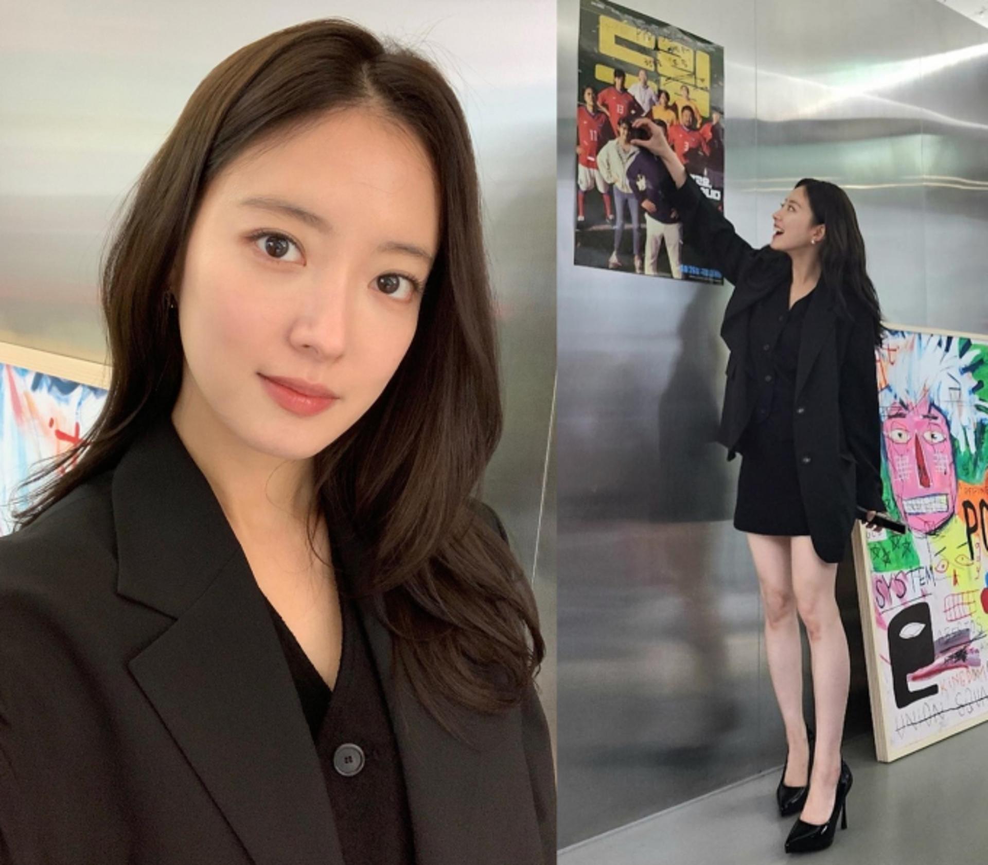 이세영, 우윳빛 각선미 돋보이는 올블랙 룩