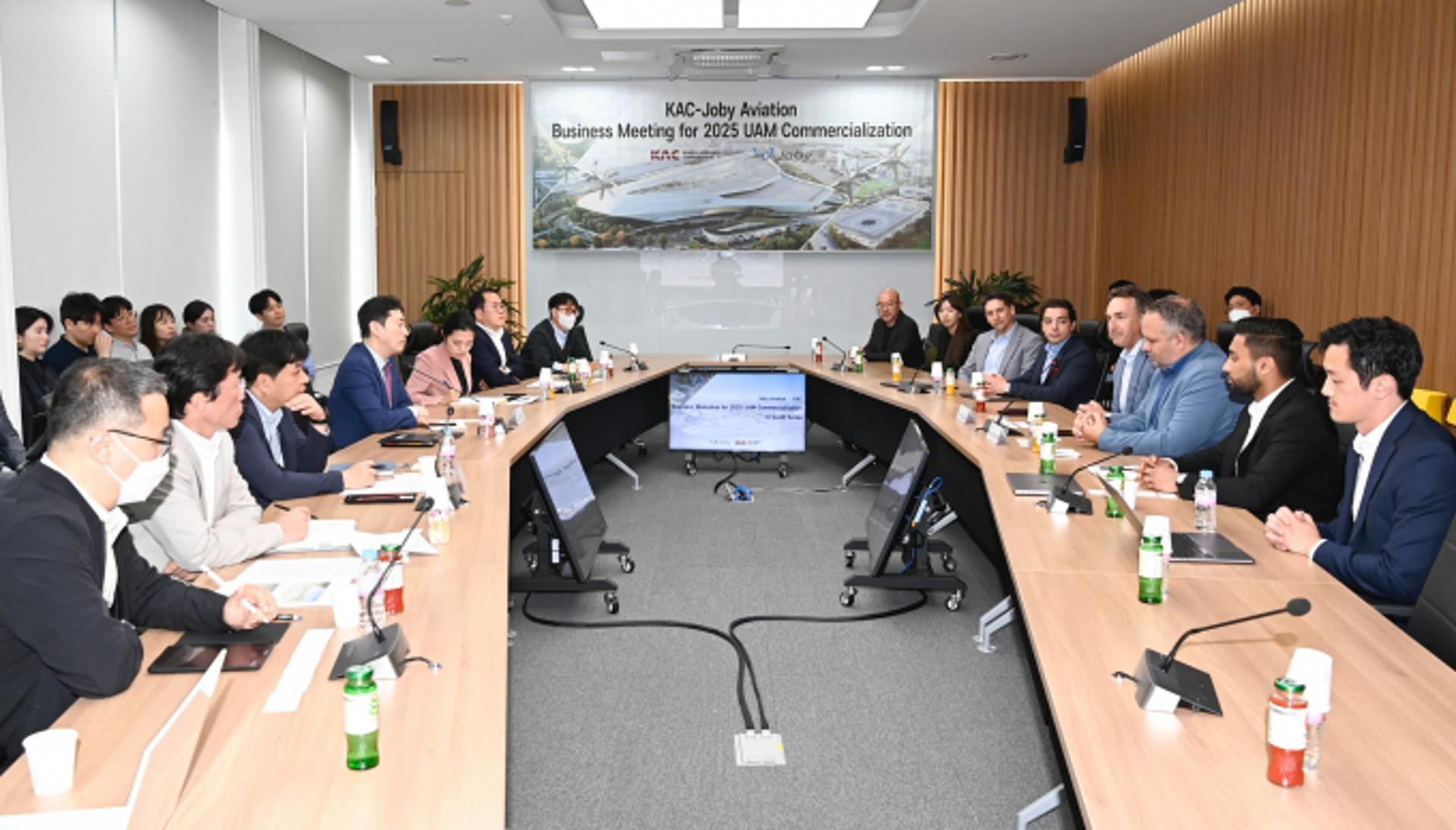한국공항공사, '2025 UAM 상용화' 속도… 美 업체 조비와 국정과제 실현 논의