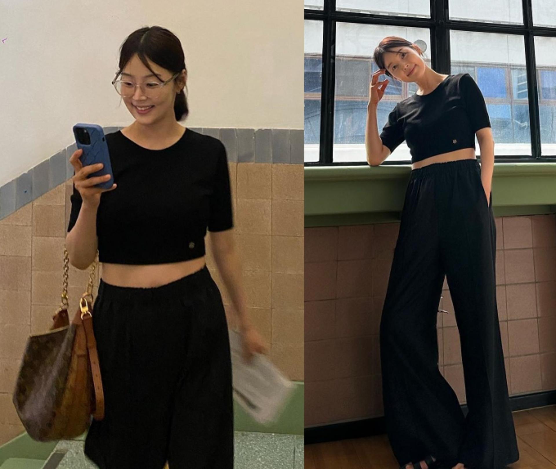 한지혜, 길쭉+늘씬 보디라인…다시 20대로 돌아간 '윤슬맘'