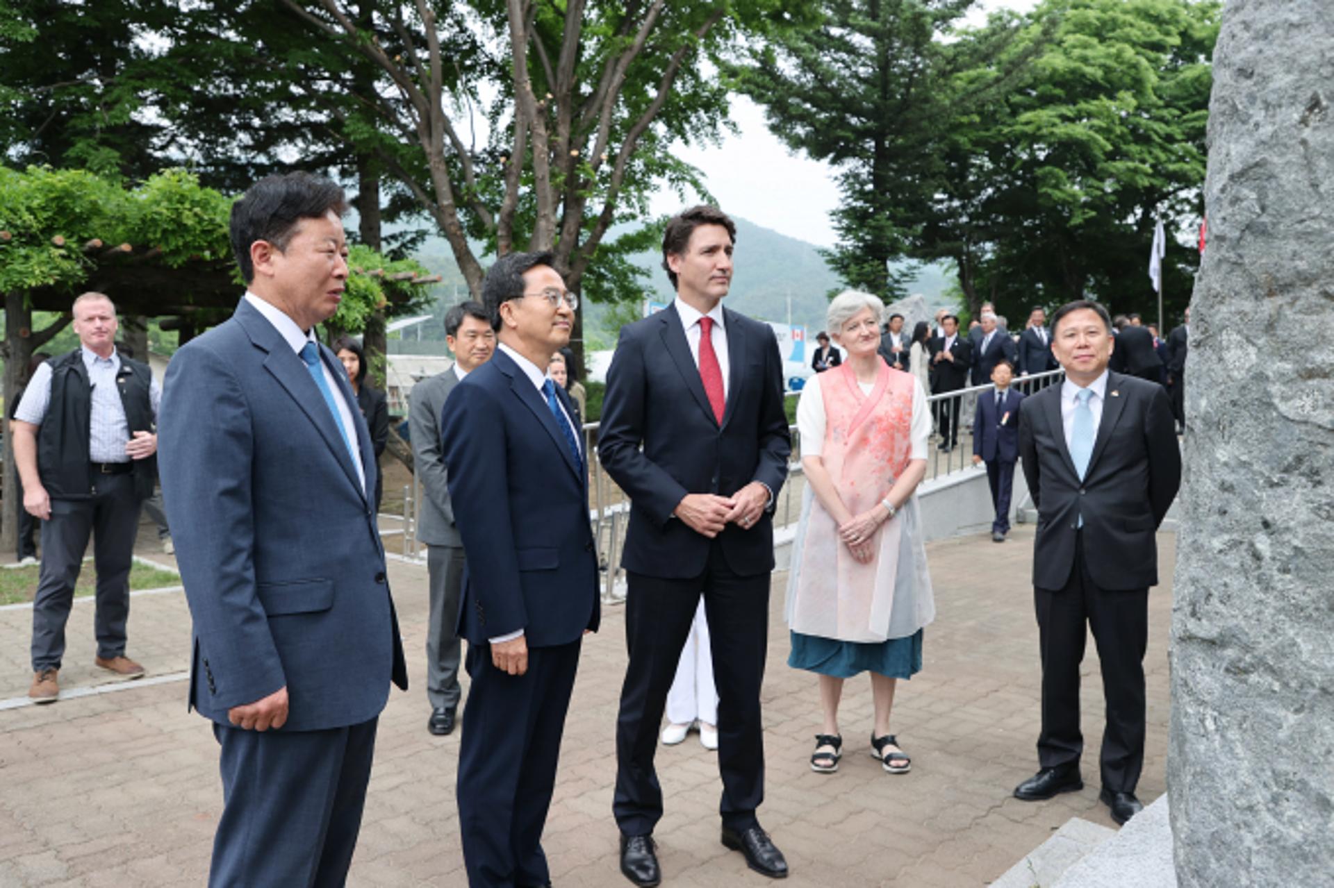 가평군, 캐나다 참전 가평전투지 숲길조성 '기념행사'
