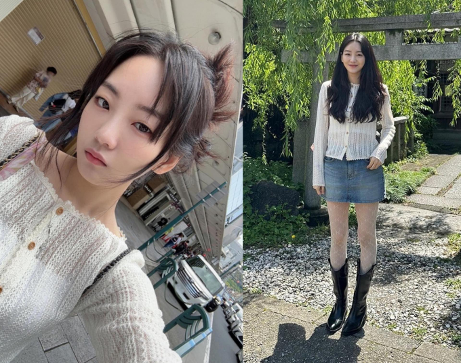 조이현, 청순함에 멋스러움 한 스푼…봄 부츠 스타일링